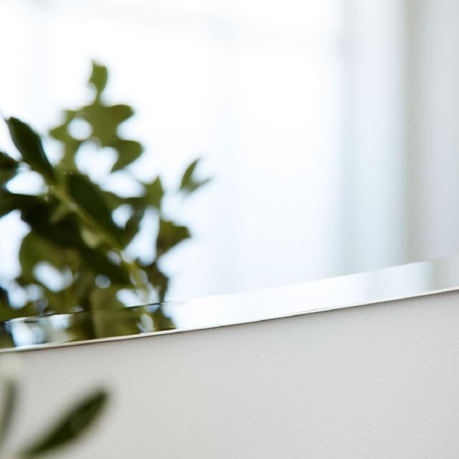 West Elm Frameless Asymmetrical Wall Mirror - image-2