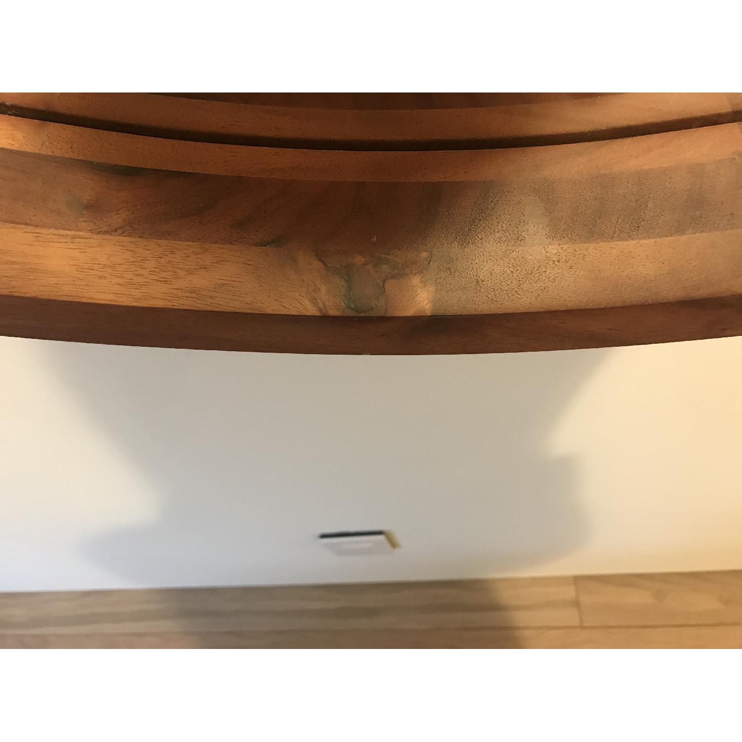 CB2 Round Mirror in Acacia Wood - image-6