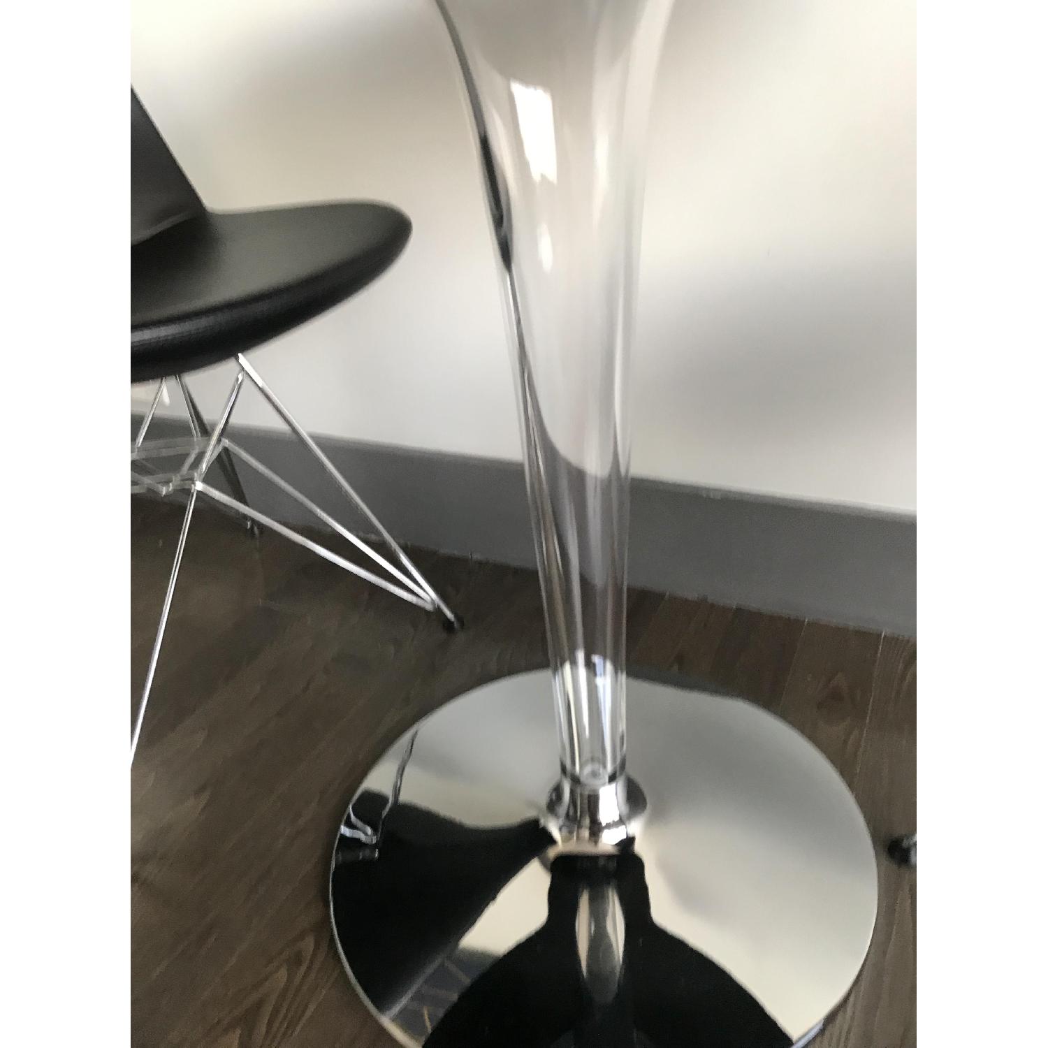 Black Metal Dining Table w/ 2 Chairs - image-4