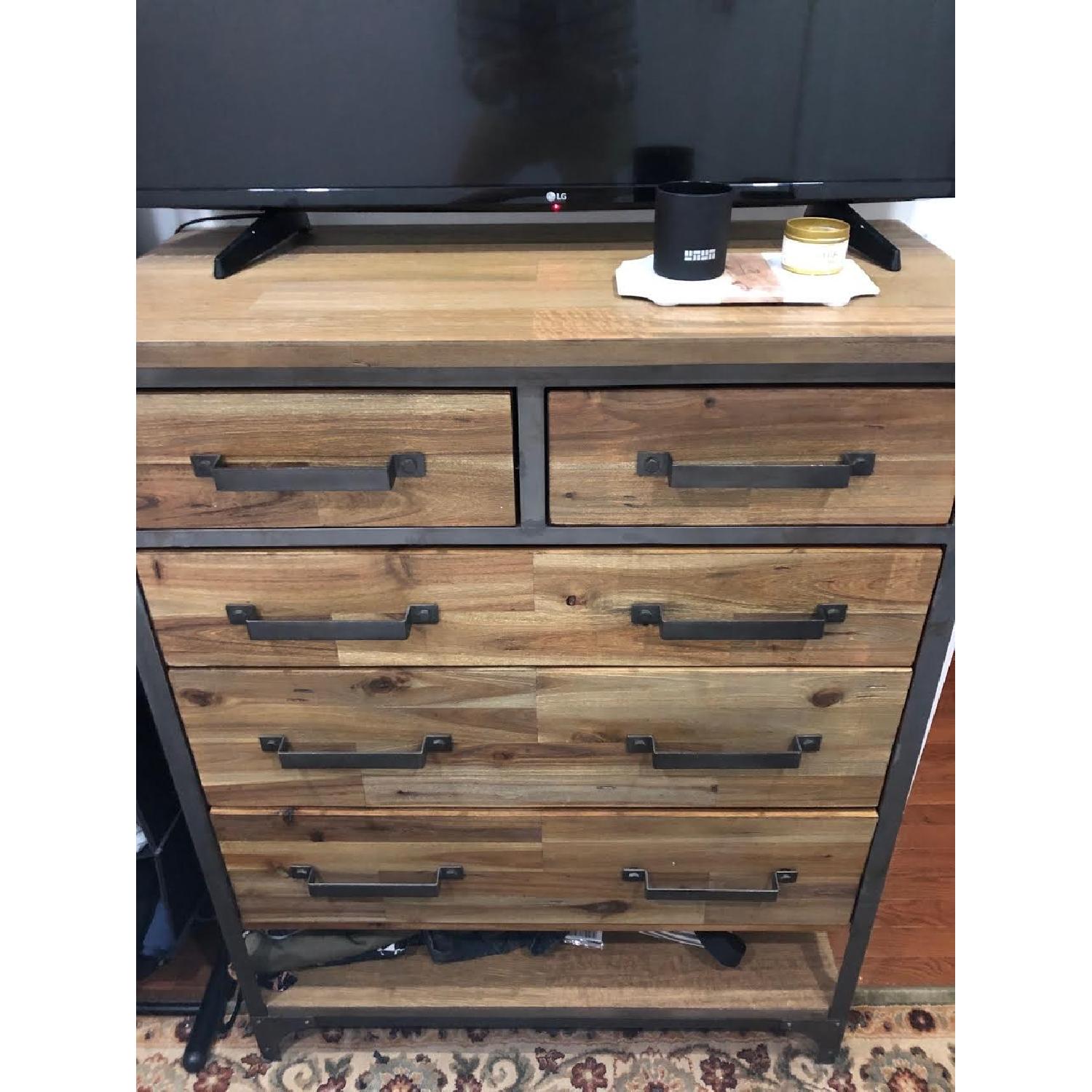 World Market Aiden Wood & Metal Chest - image-4