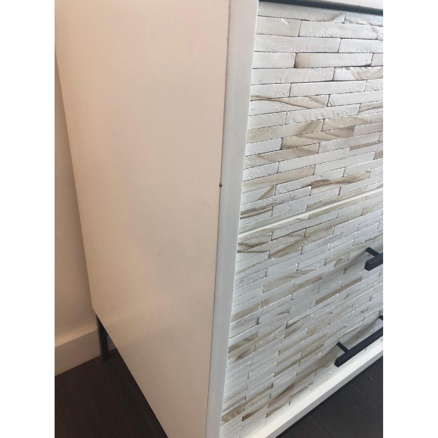 West Elm Wood Tiled 6 Drawer Dresser - image-5