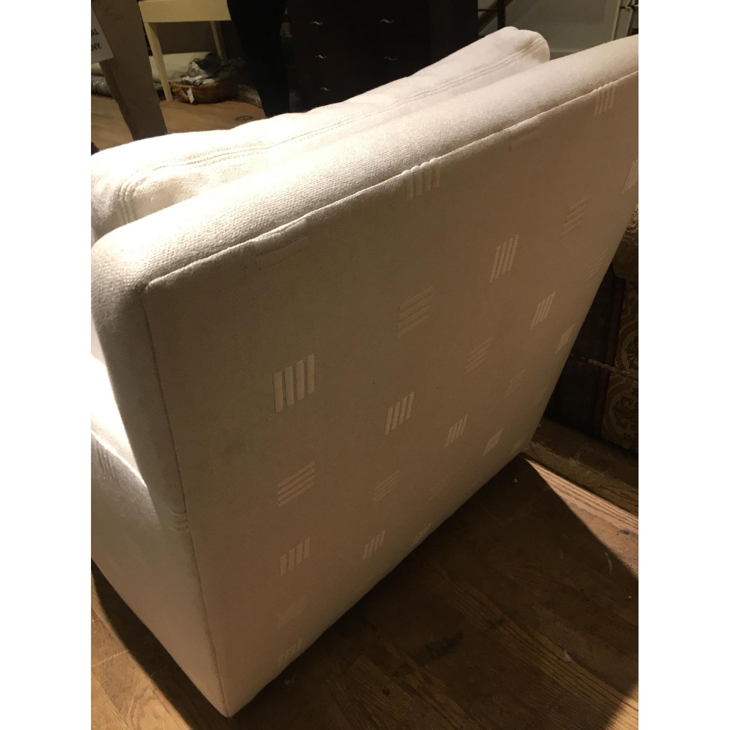 Custom Chaise Lounge in Textured Fabric - image-1