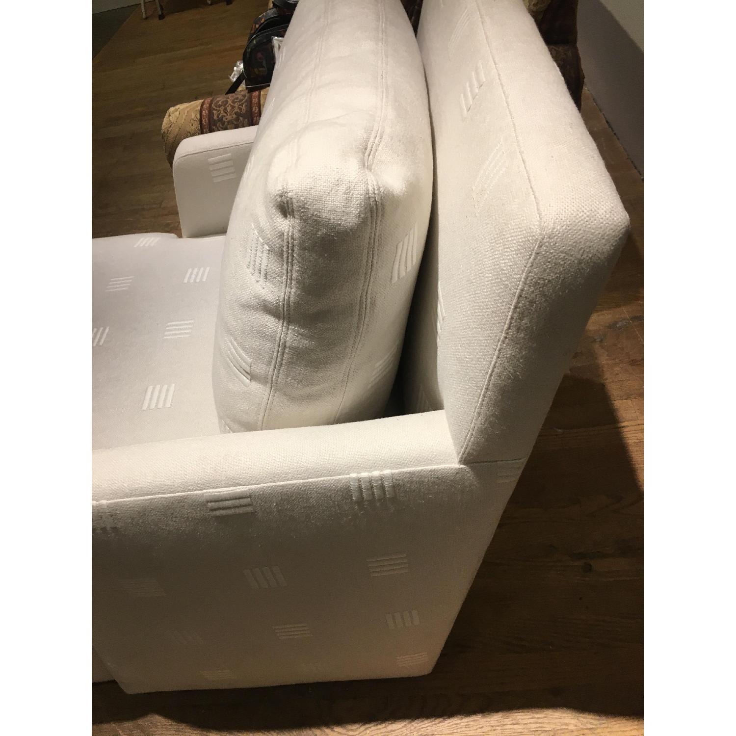 Custom Chaise Lounge in Textured Fabric - image-3