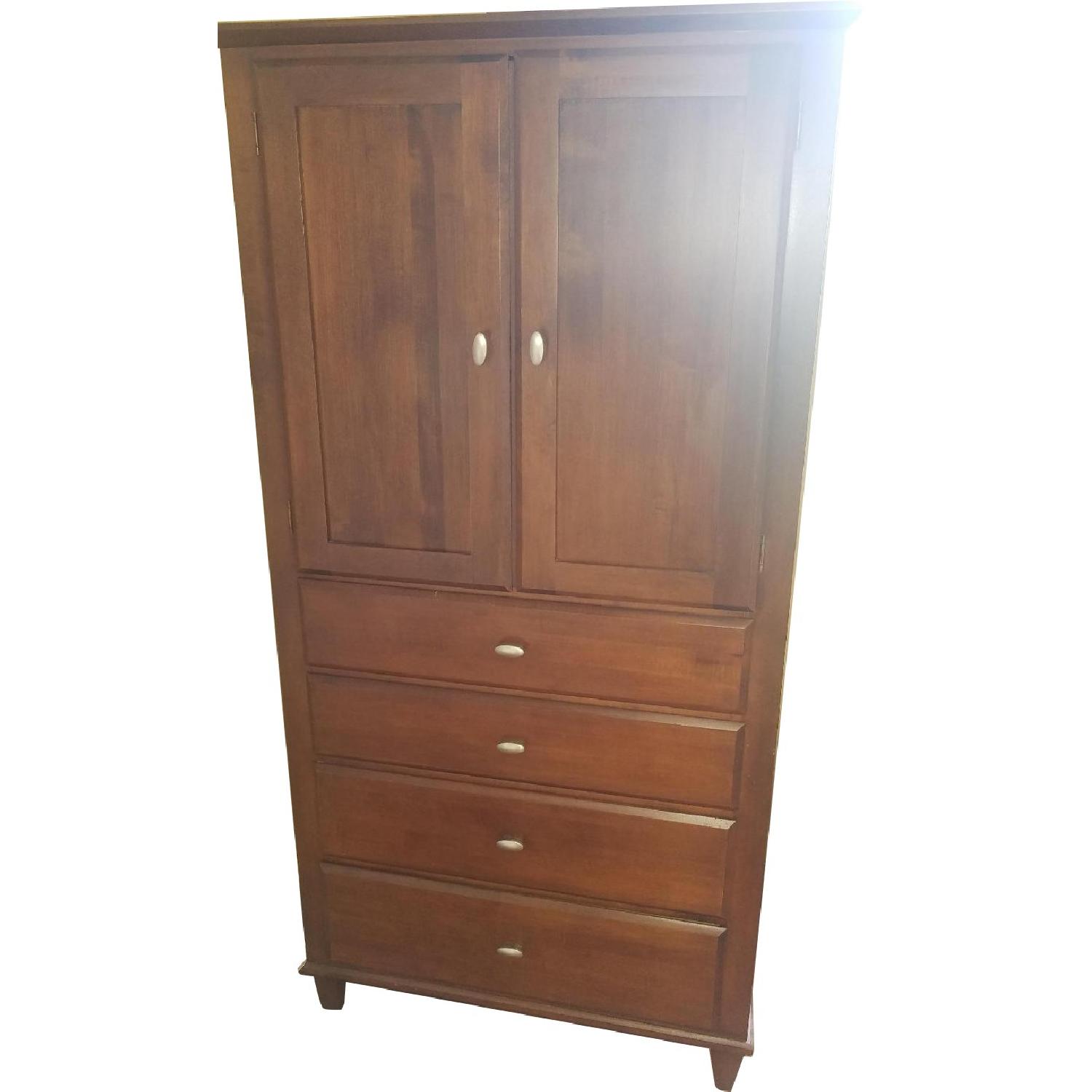Ethan Allen Entertainment Armoire w/ Drawer AptDeco
