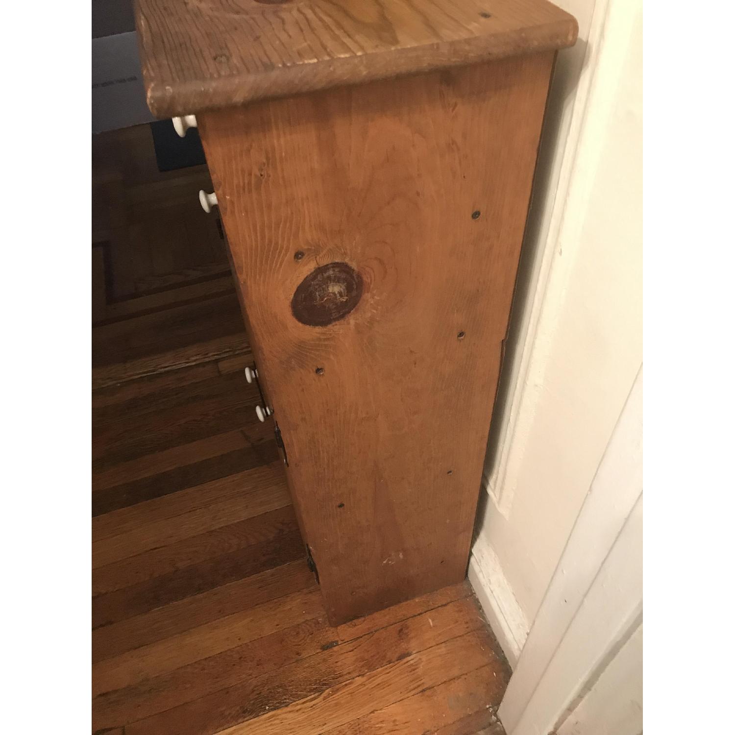 Vintage Apothecary Style Solid Wood Cabinet/Nightstand - image-4