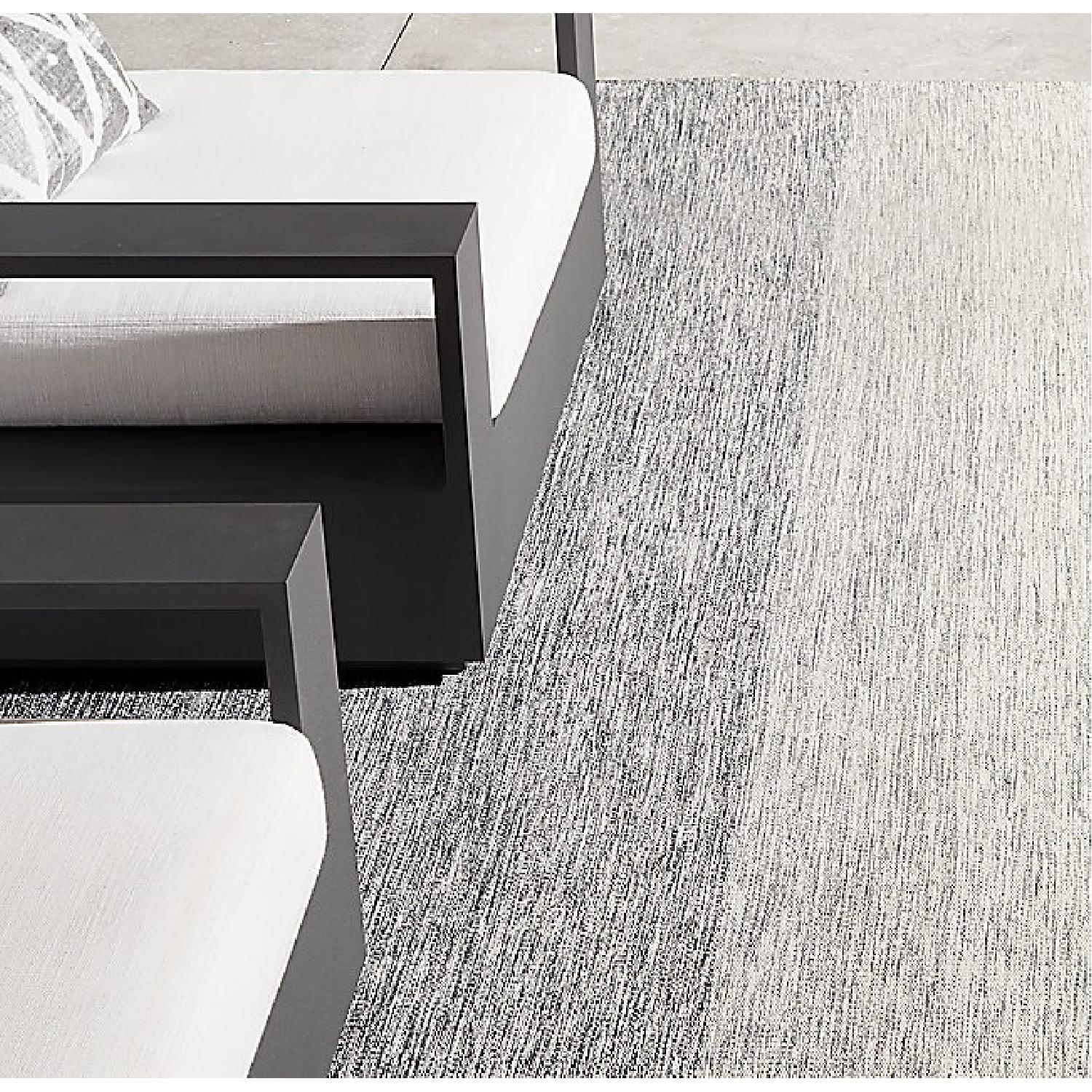 Restoration Hardware Outdoor Rug in Iron Grey AptDeco