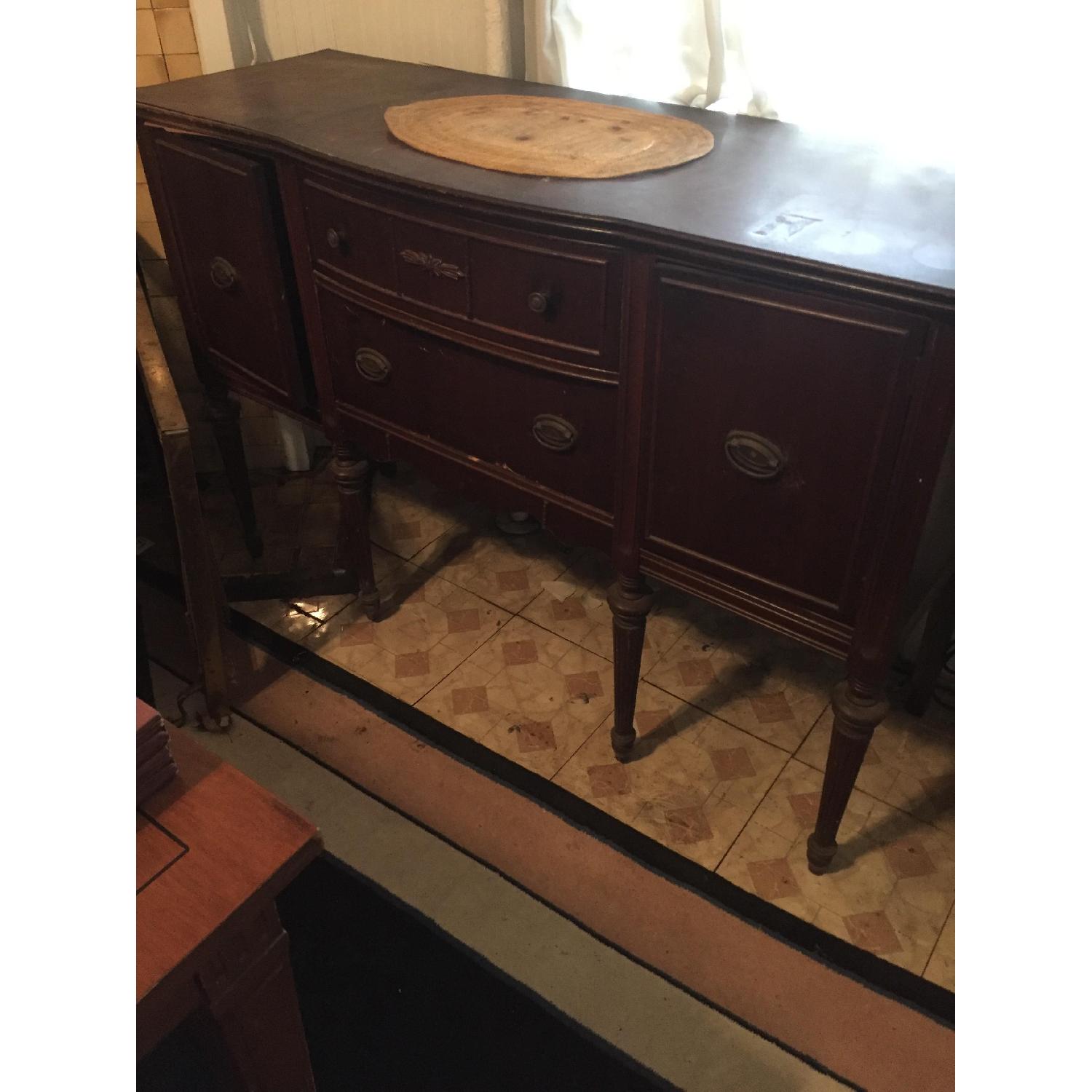Antique Buffet Table - AptDeco