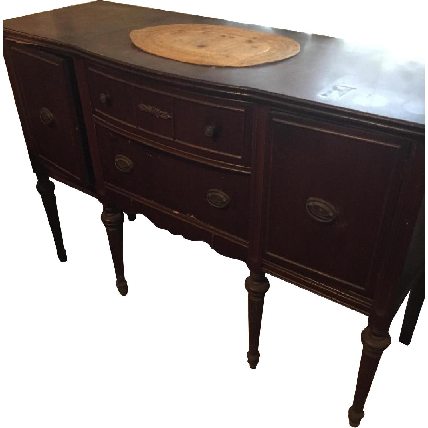 Antique Buffet Table - AptDeco