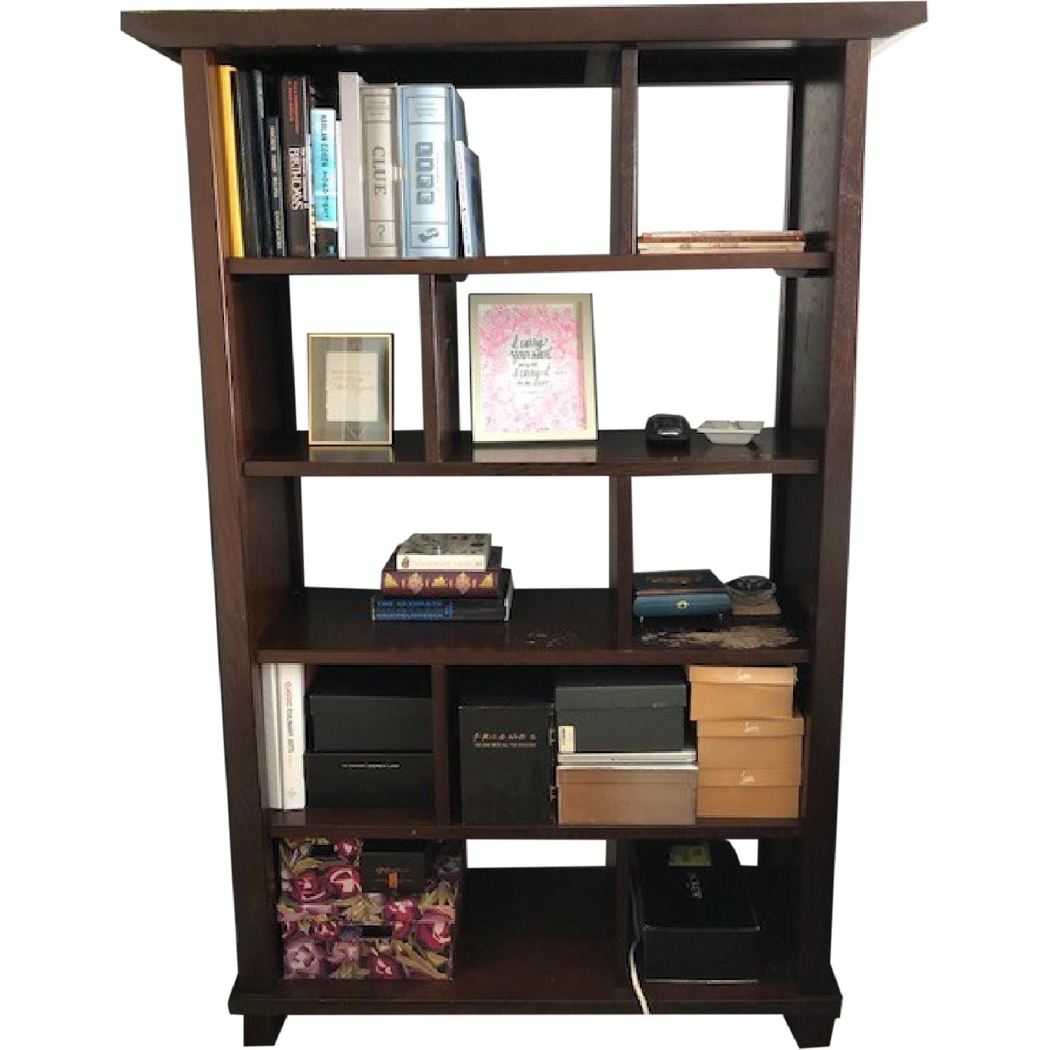 Crate & Barrel Cube Divider Bookshelf AptDeco