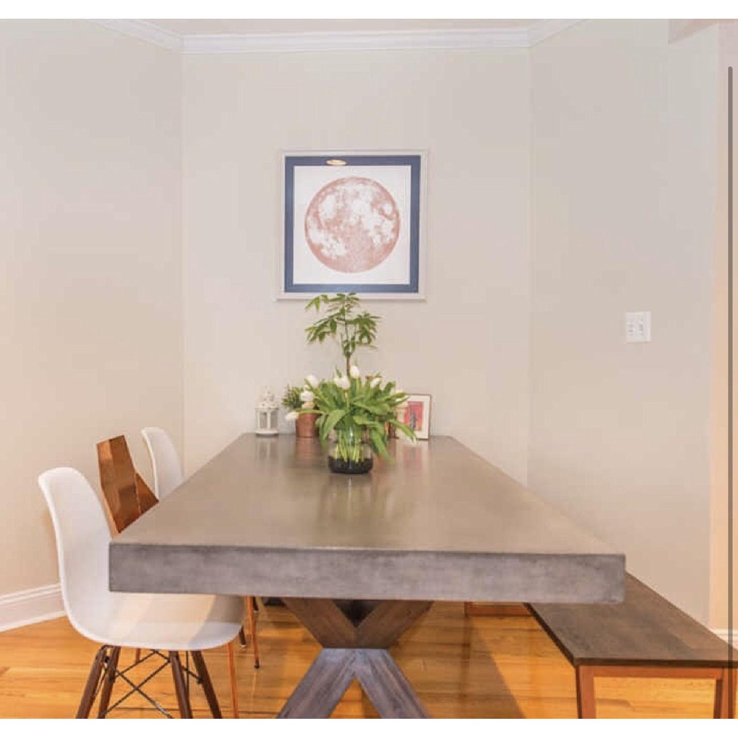 Sunpan Warwick Grey Rectangular Stone Top Dining Table - image-3