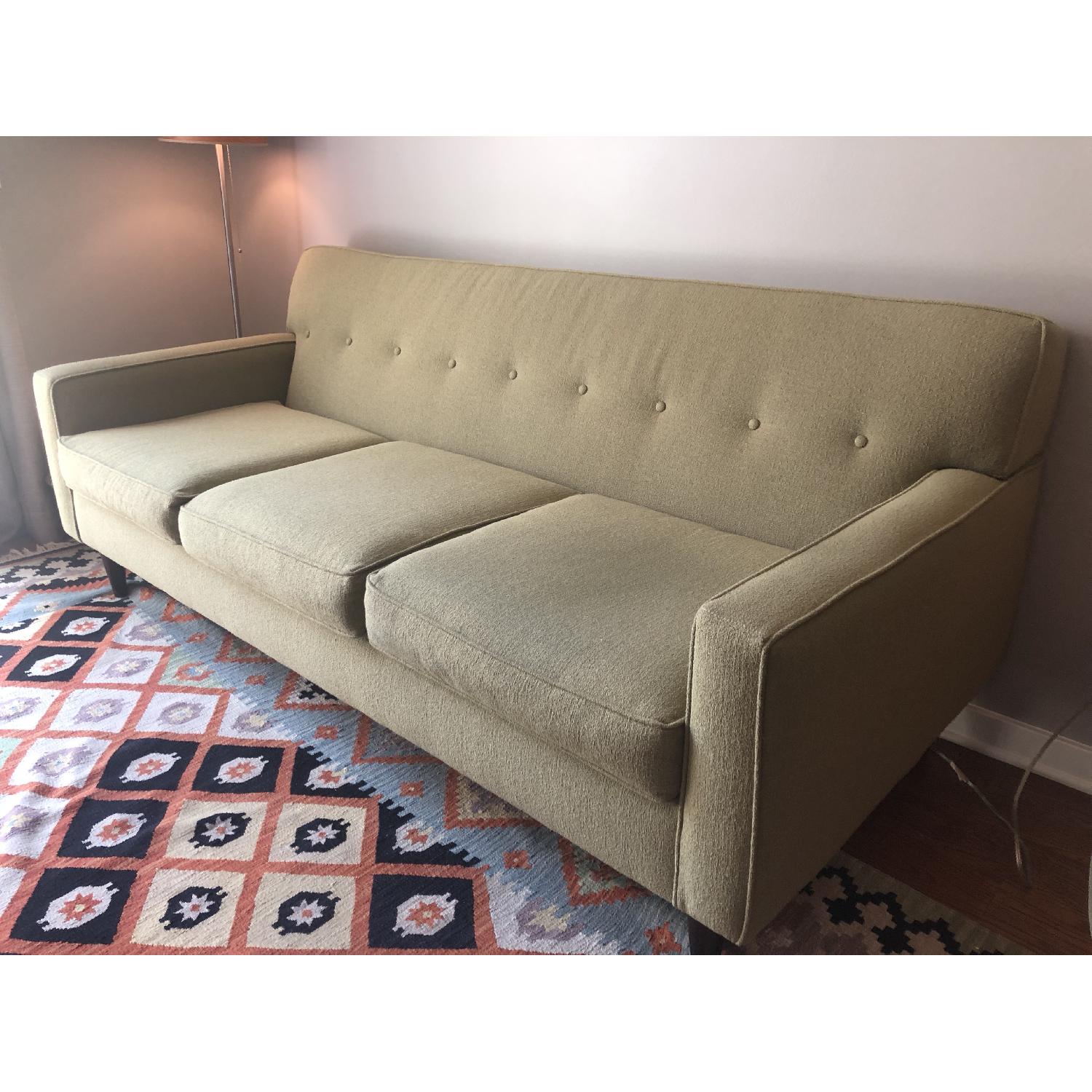 Macy's Corona Retro Green Sofa - image-3