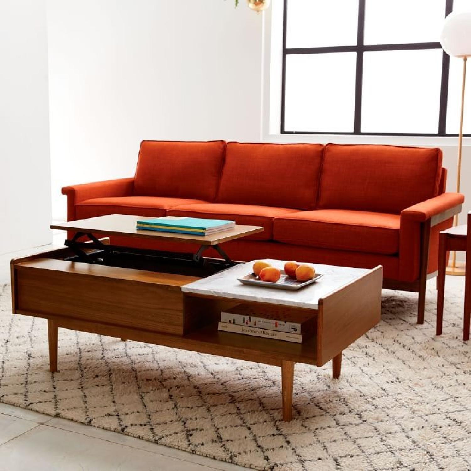West Elm MidCentury POP UP Storage Coffee Table AptDeco