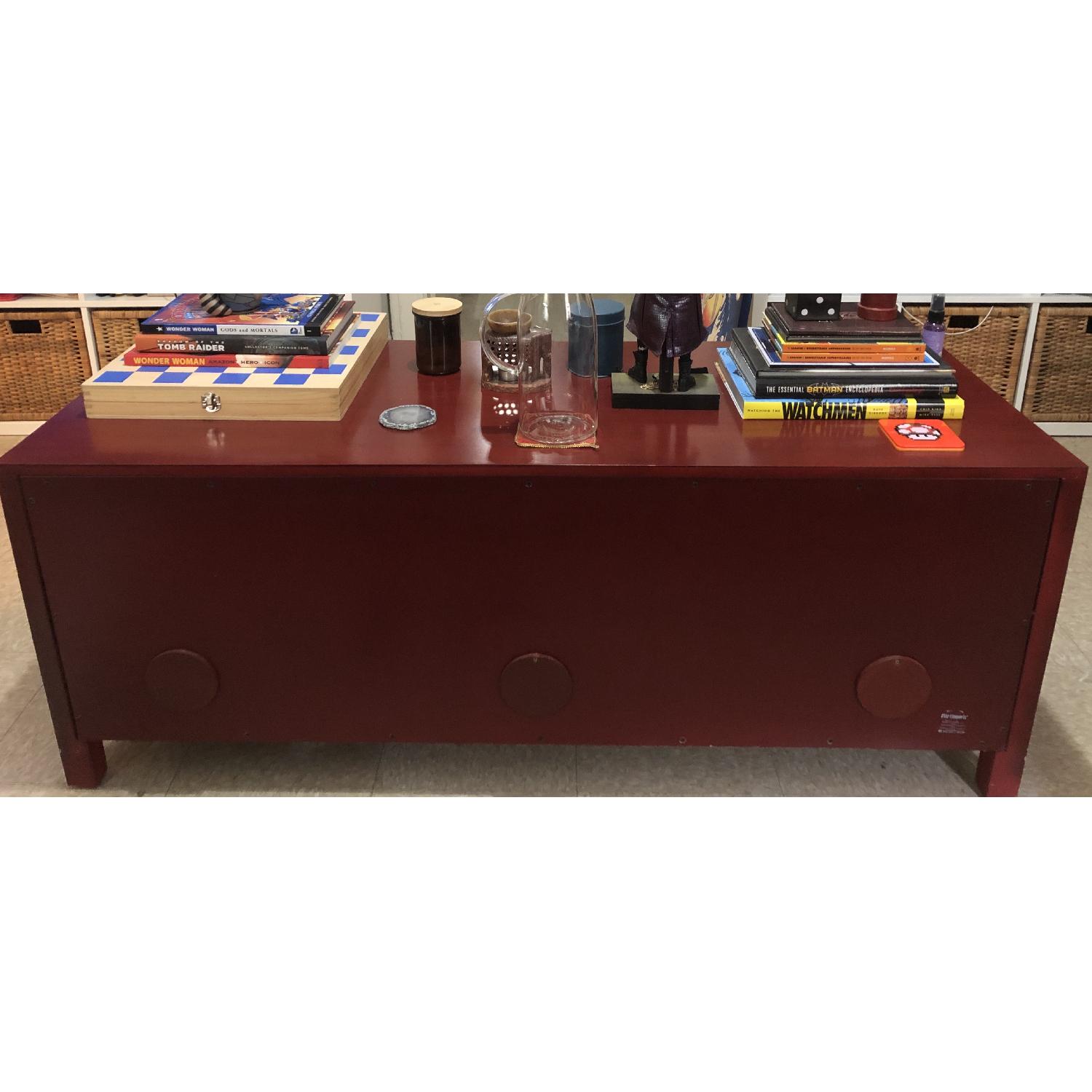 Pier 1 Mei Antique Red Media Console - image-1