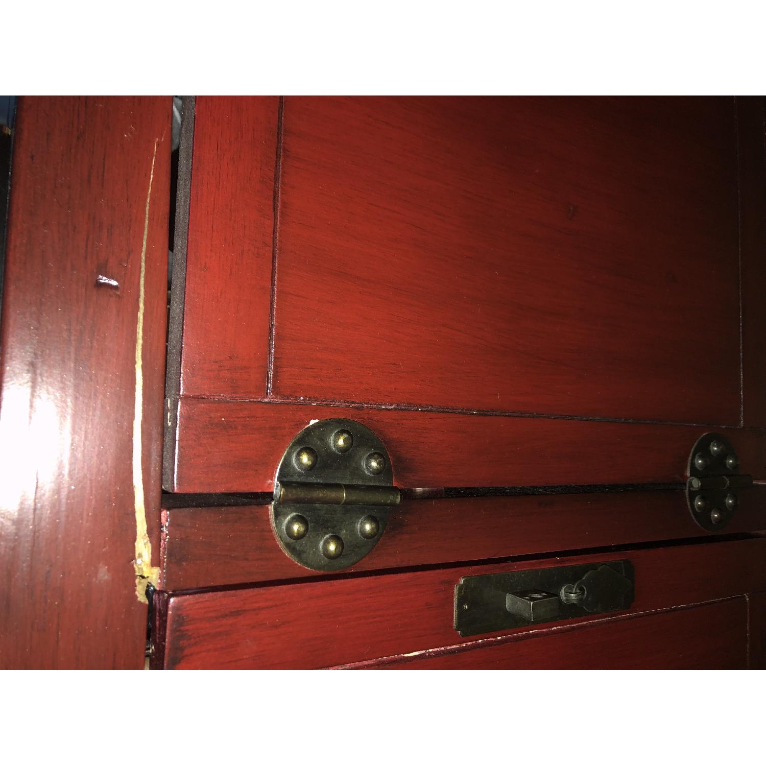 Pier 1 Mei Antique Red Media Console - image-3