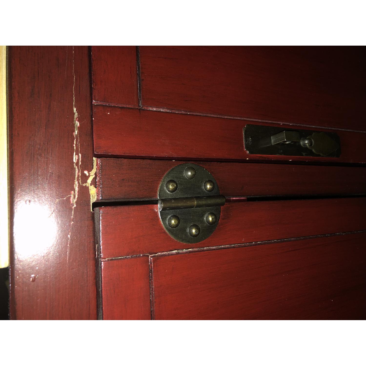 Pier 1 Mei Antique Red Media Console - image-5