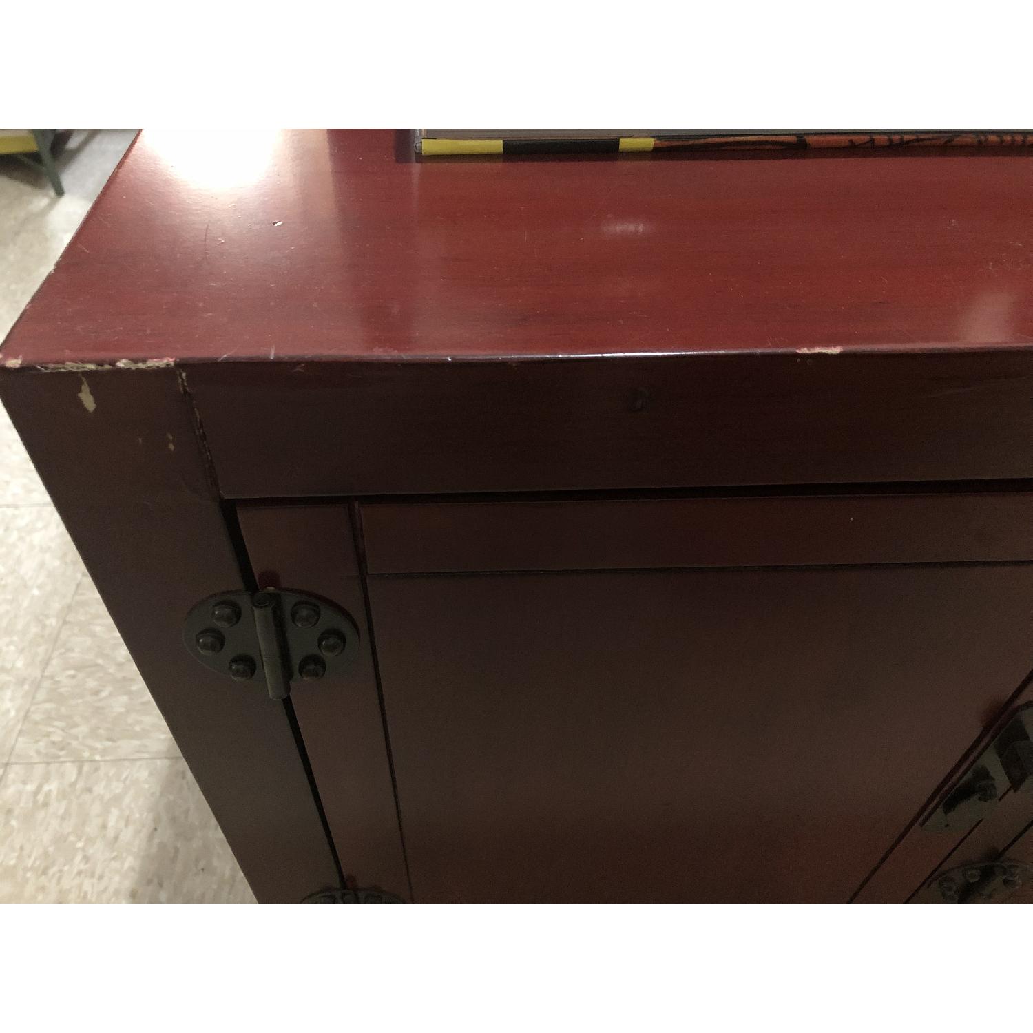 Pier 1 Mei Antique Red Media Console - image-9