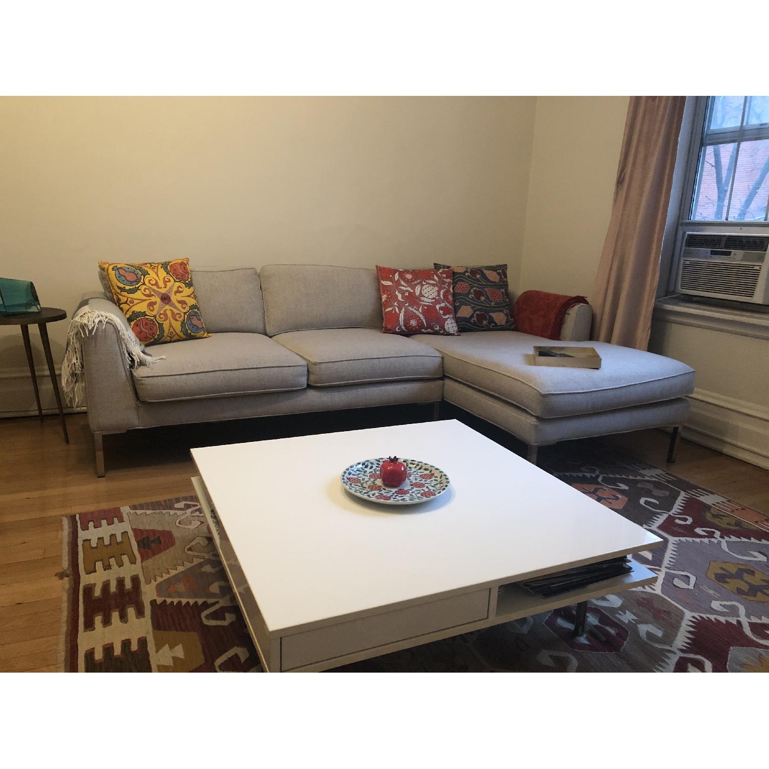 Ikea White Square Coffee Table - image-3