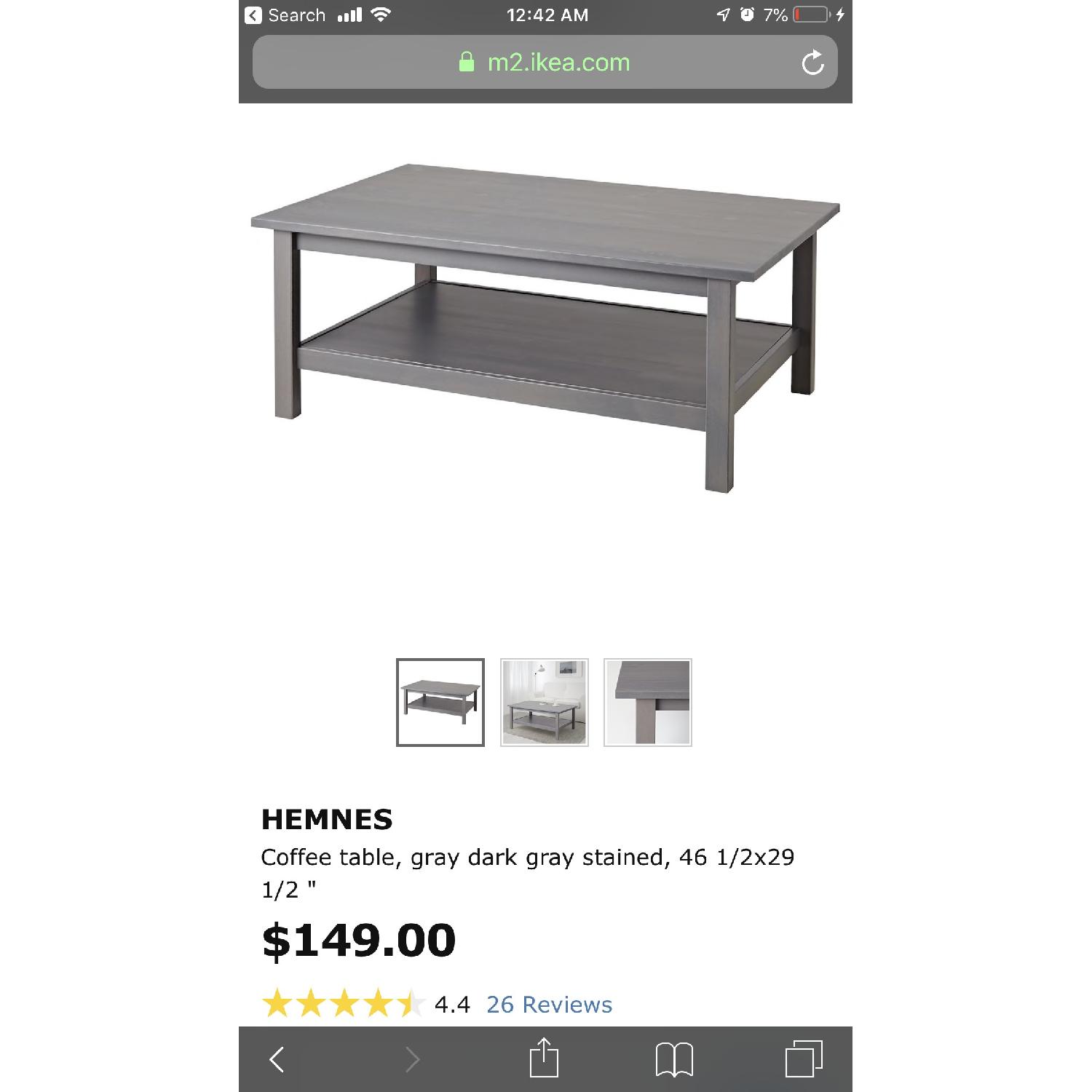 Ikea Hemnes Coffee Table - image-3