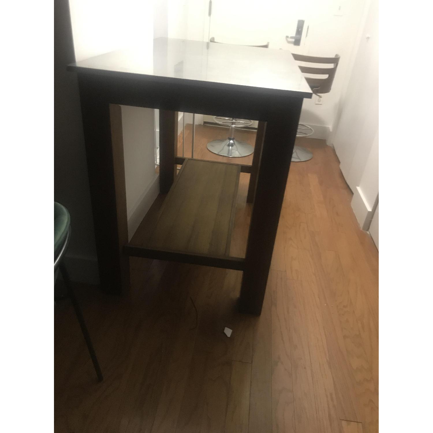 West Elm Rustic Kitchen Island w/ 2 Stools - image-4