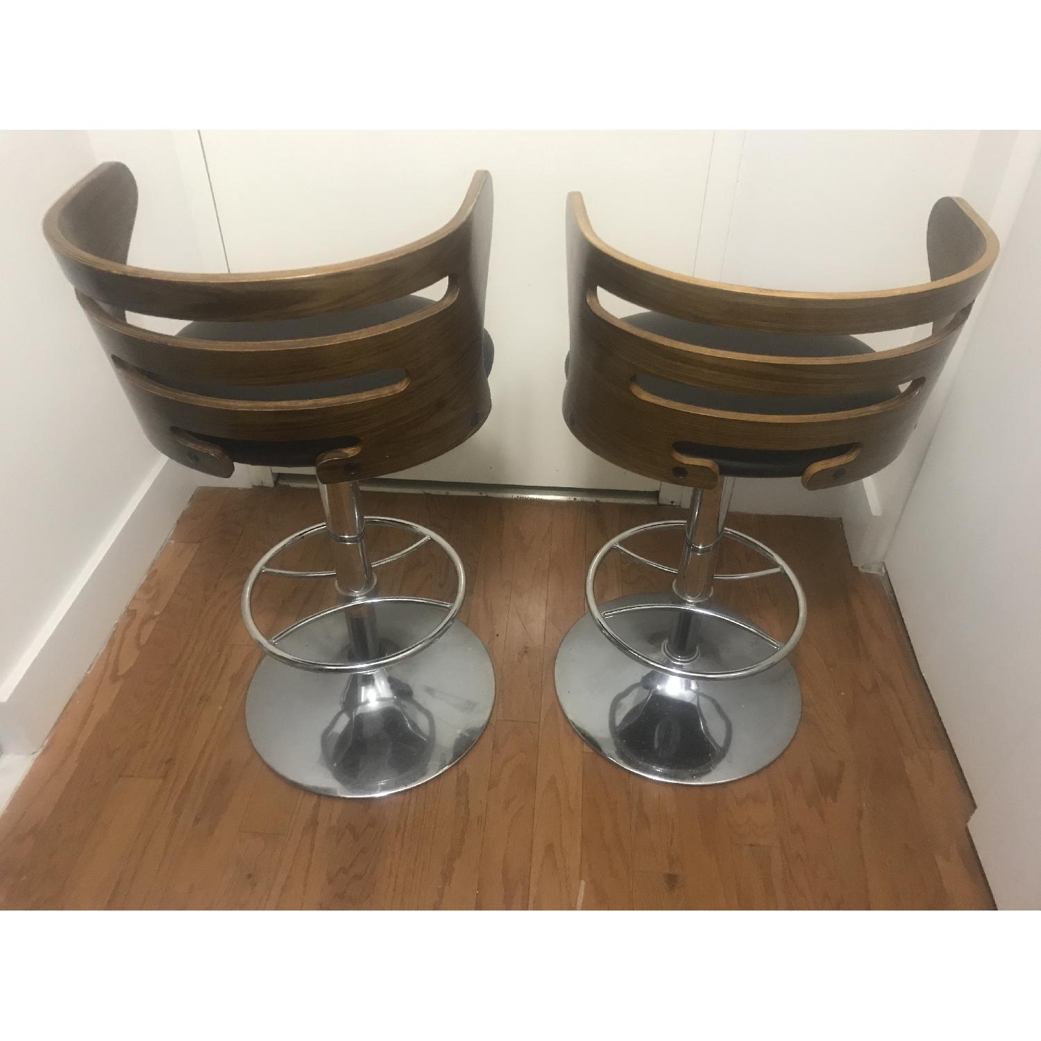 West Elm Rustic Kitchen Island w/ 2 Stools - image-8