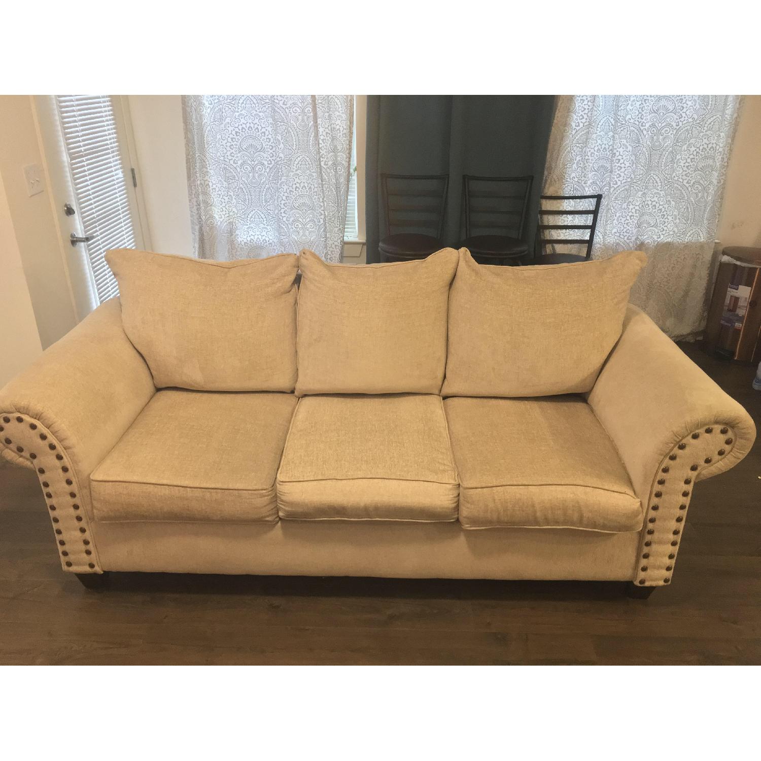 Artisan Home 3 Seater Sofa w/ Matching Pillows - image-1