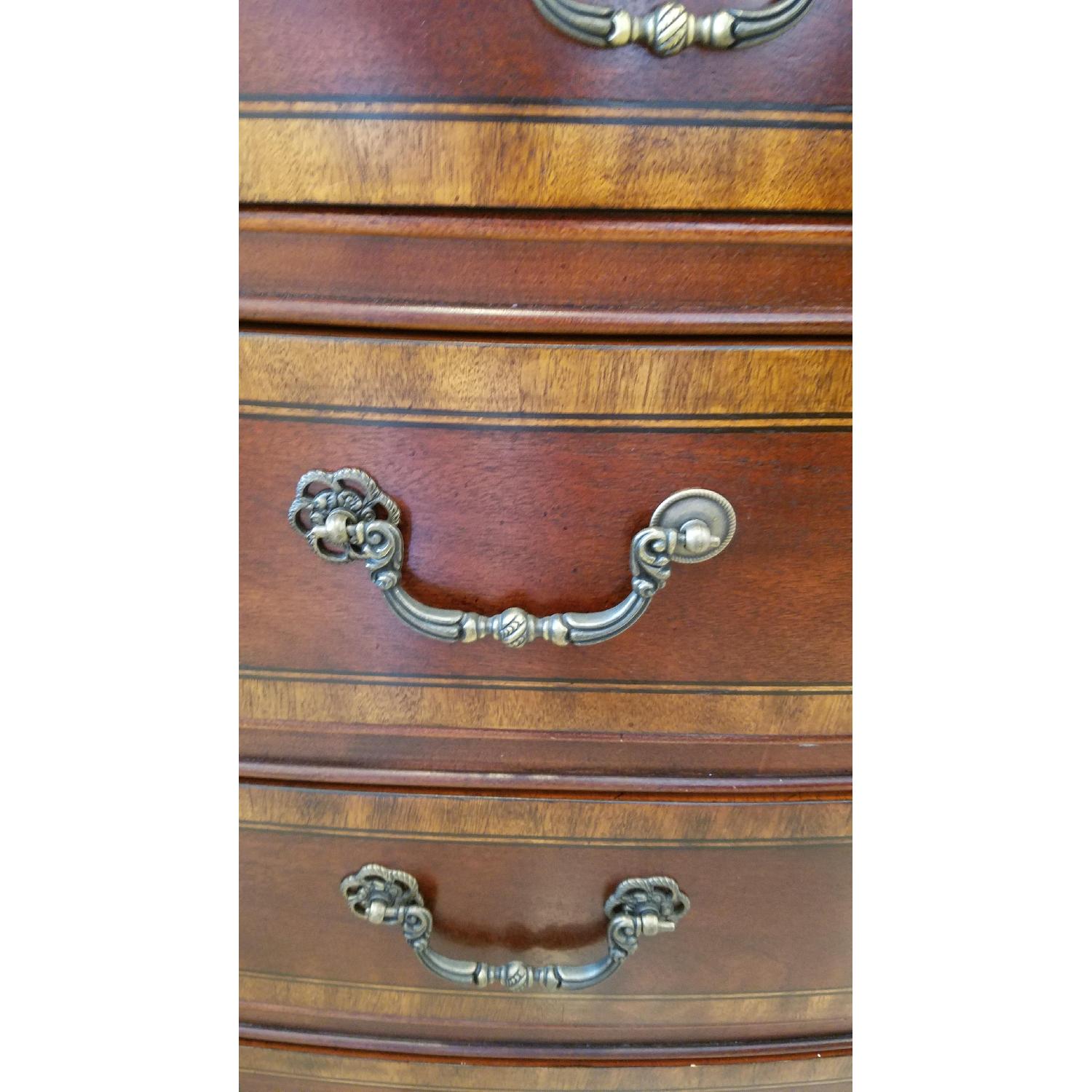 Solid Wood Server w/ Black Marble Top - image-5