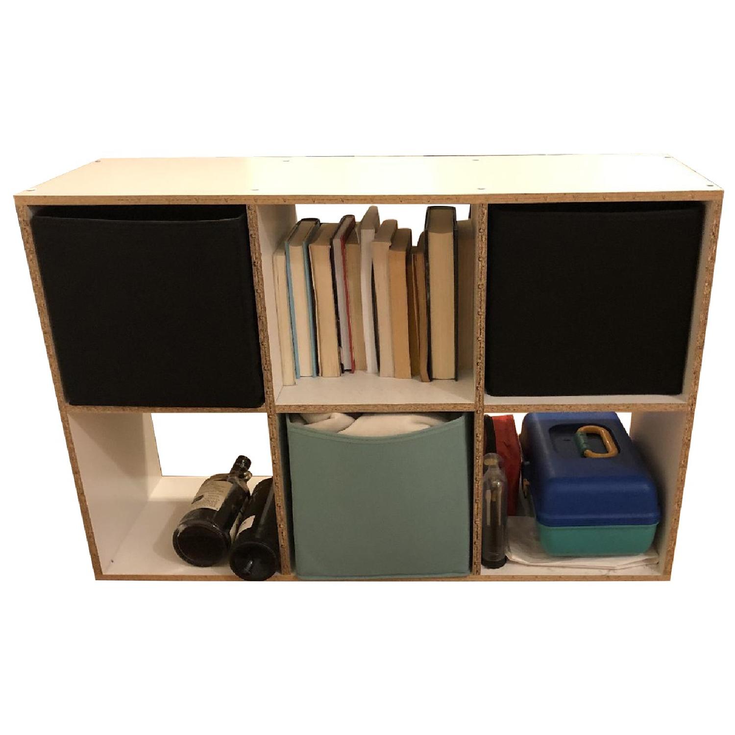 Ikea White Cube Bookshelf AptDeco