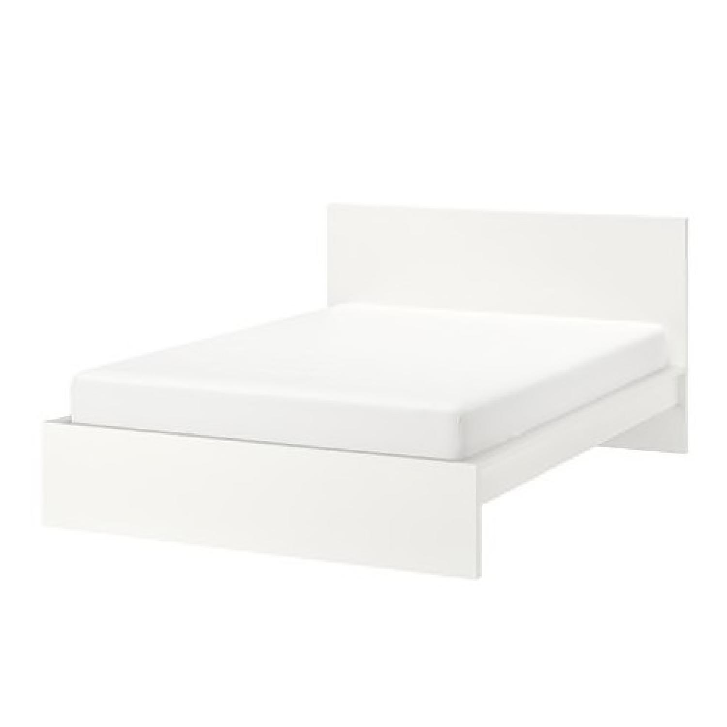 Ikea Malm White Full Bed Frame - AptDeco