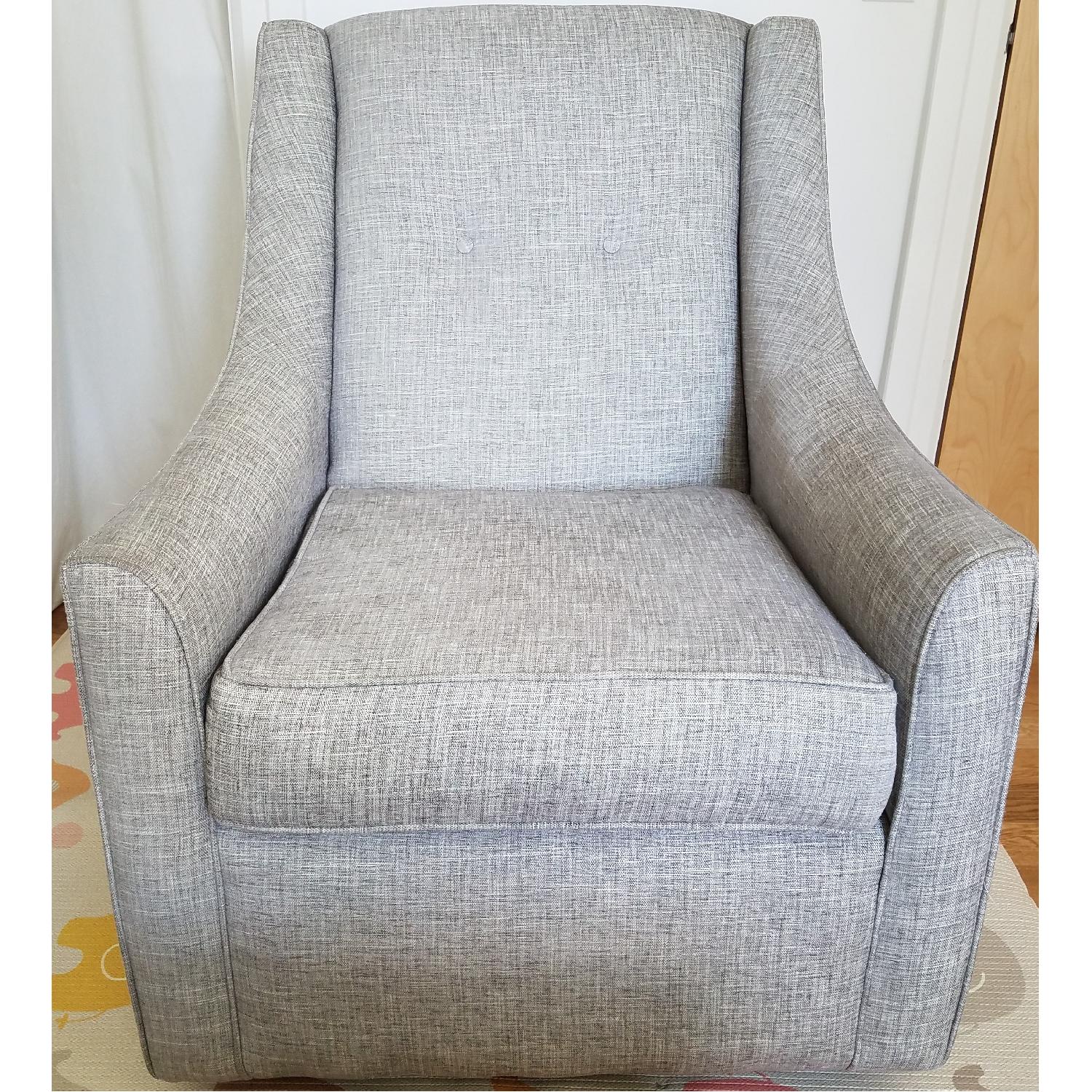 Little Castle Savvy Glider & Ottoman - image-7