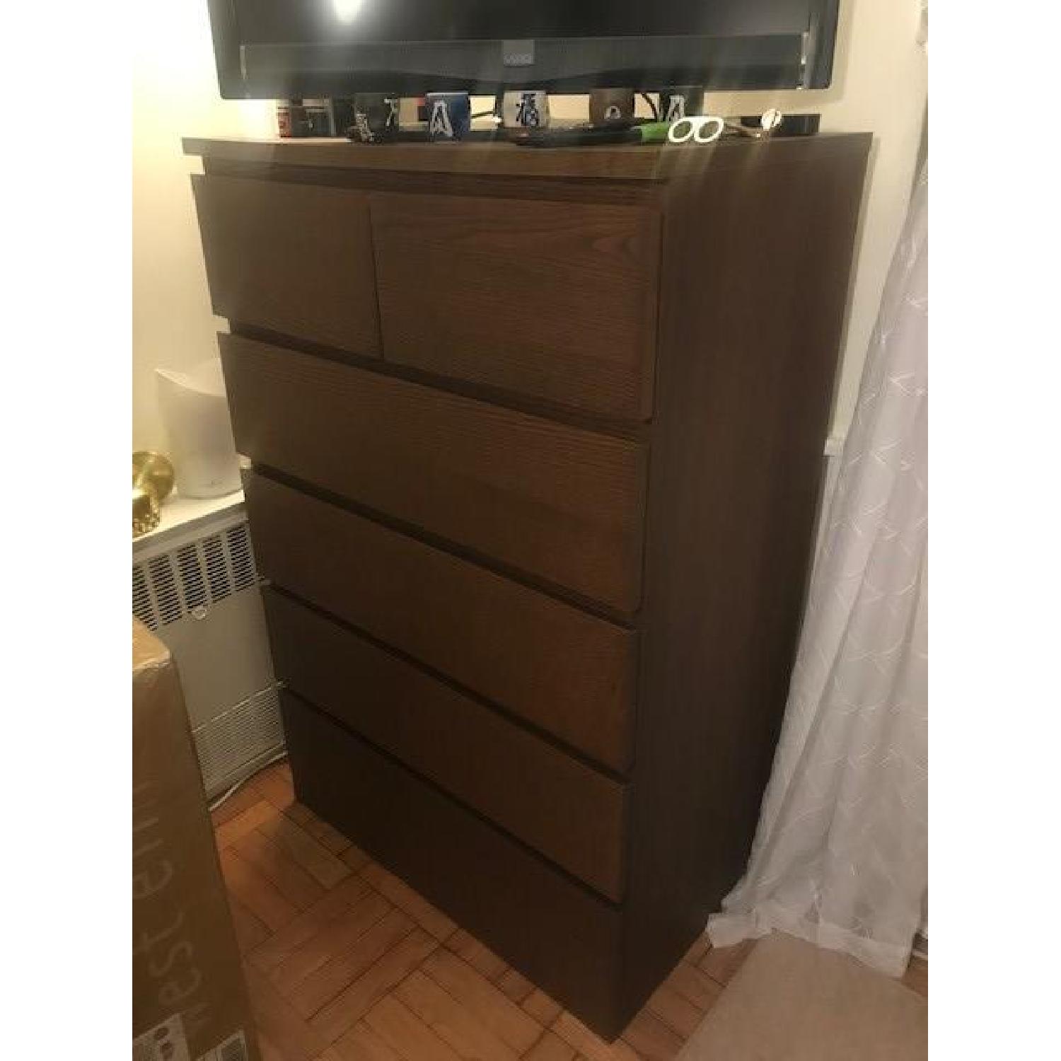 Ikea Malm 6 Drawer Dresser - image-3