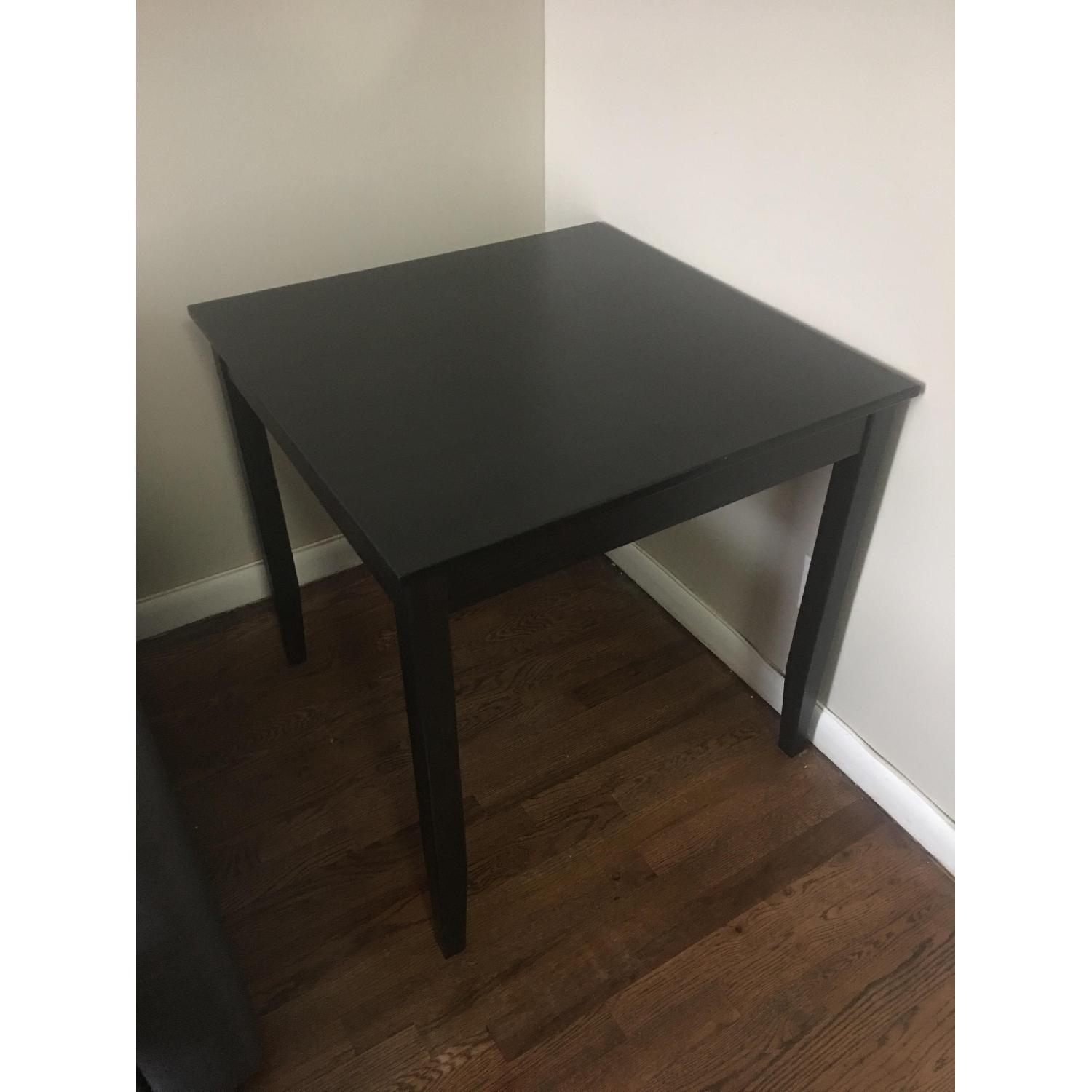 Ikea Lerhamn Black-Brown Square Dining Table - image-2