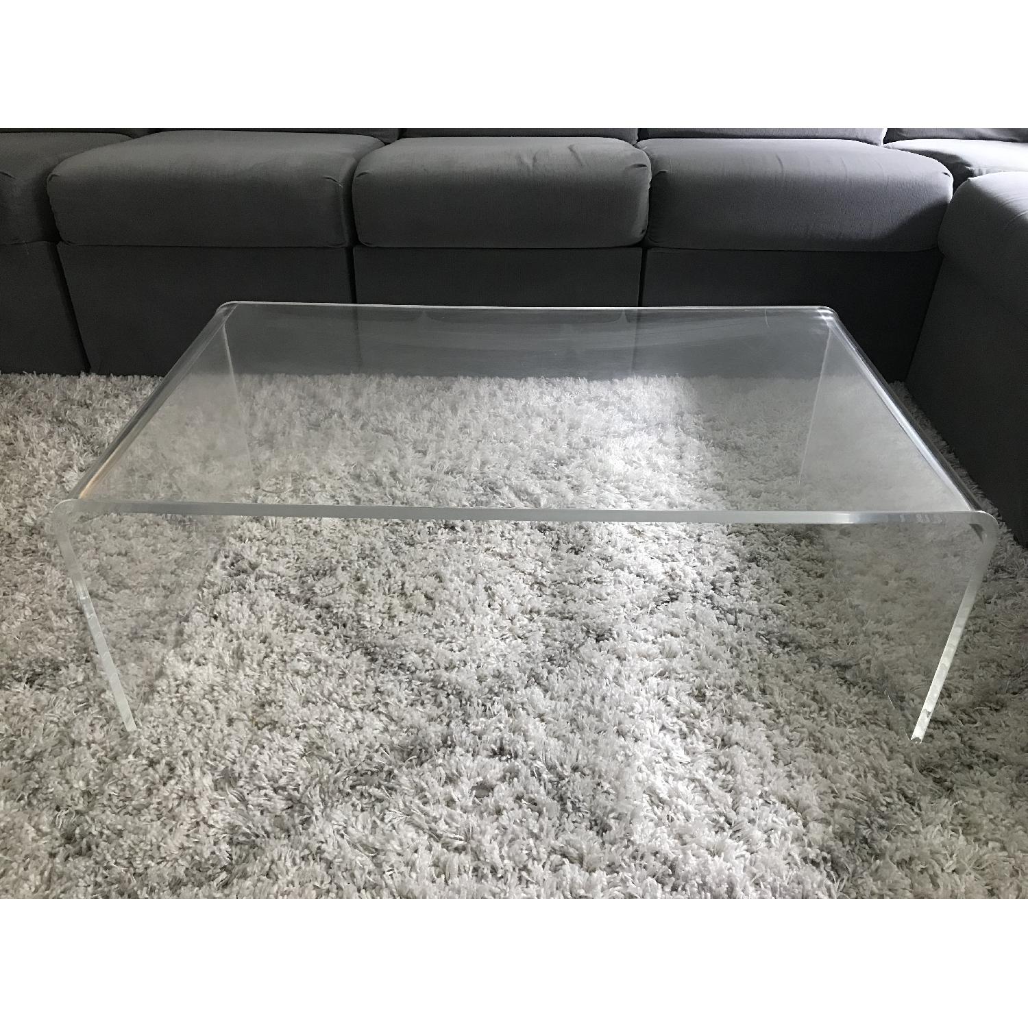 Clear Acrylic Coffee Table AptDeco