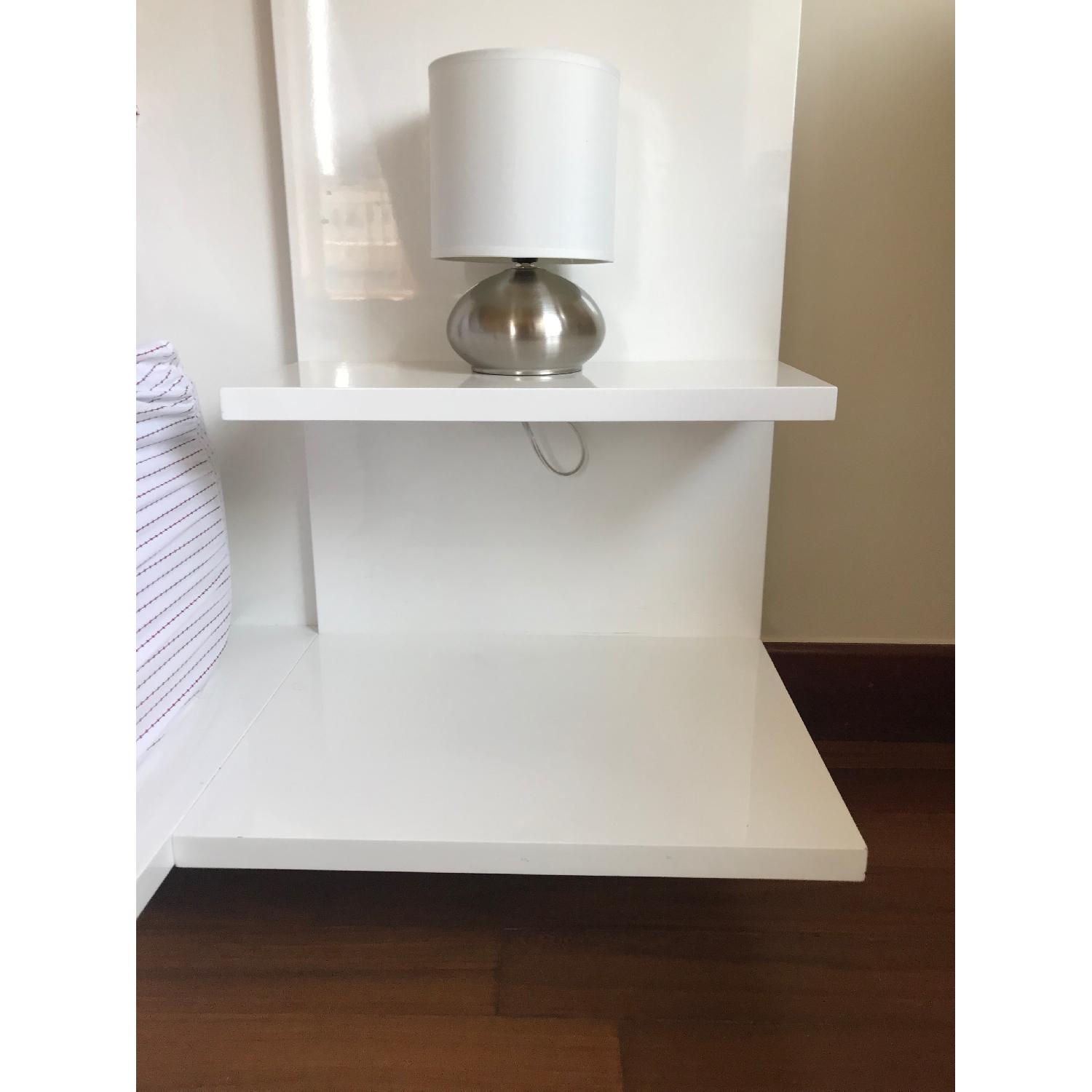 CB2 Andes White Queen Bed - image-1