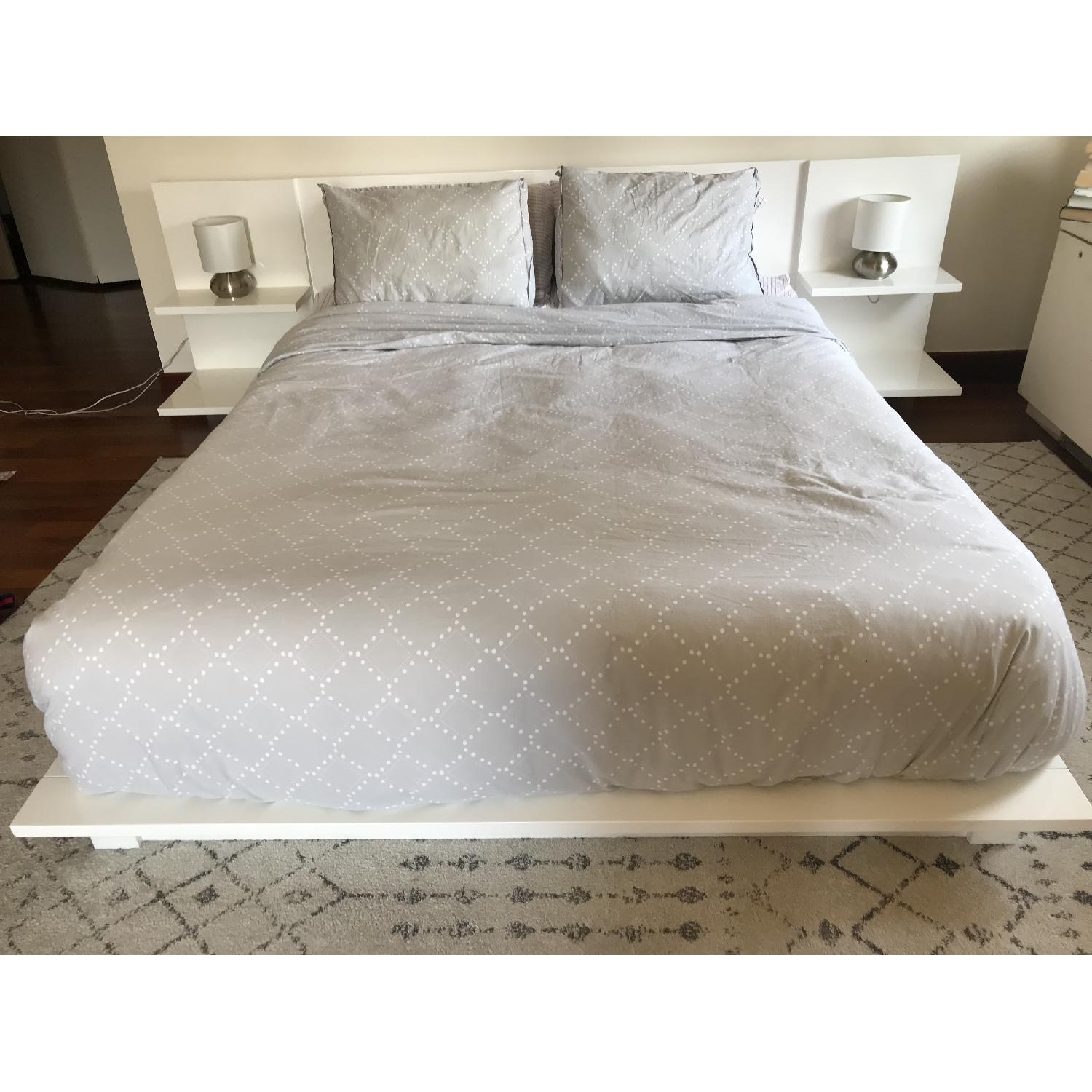 CB2 Andes White Queen Bed - image-2