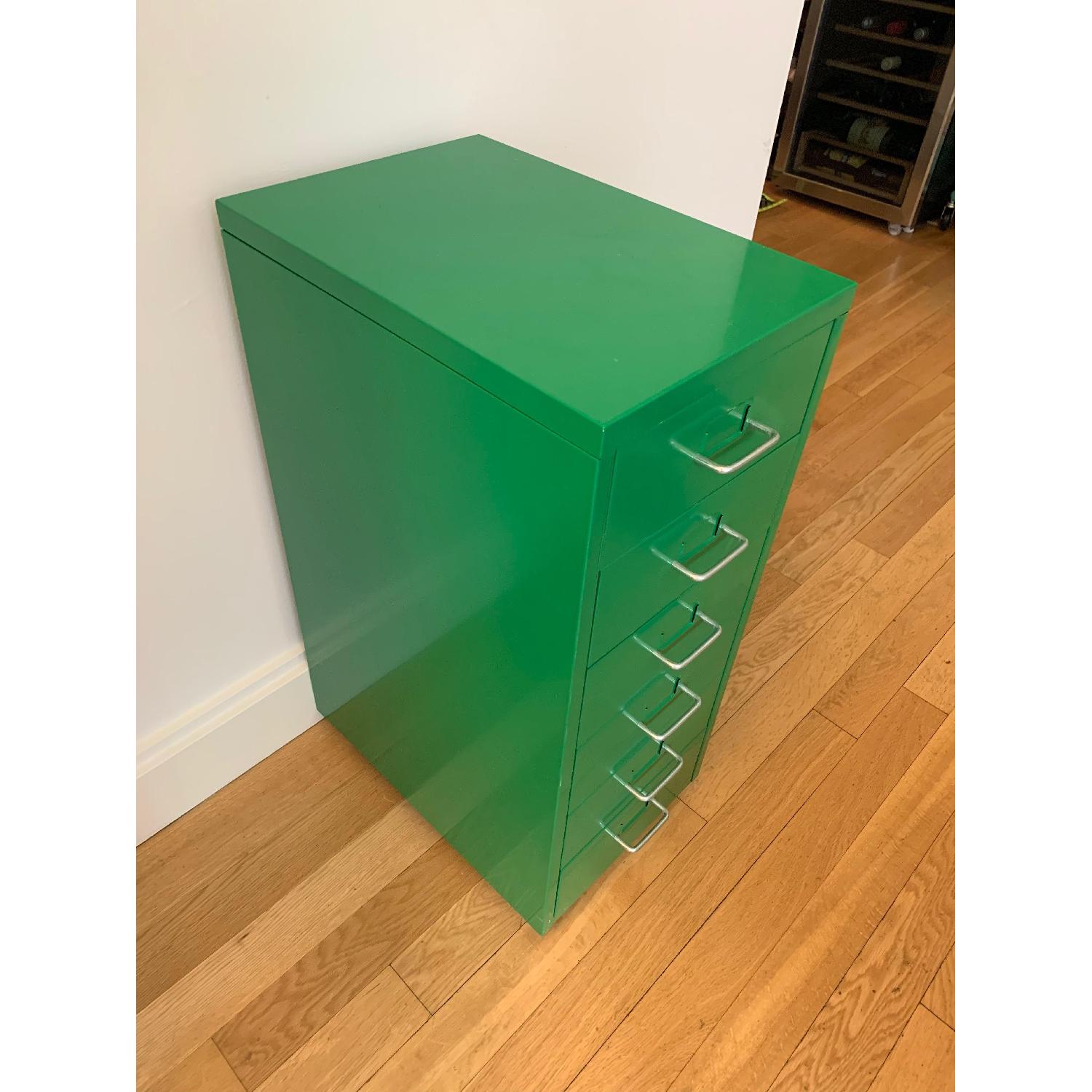 Green 6-Drawer Filing Cabinet - image-3
