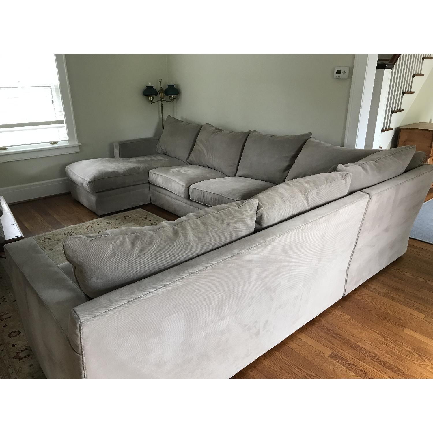 Room & Board Modern 4 Piece Sectional Sofa in Light Grey - image-3