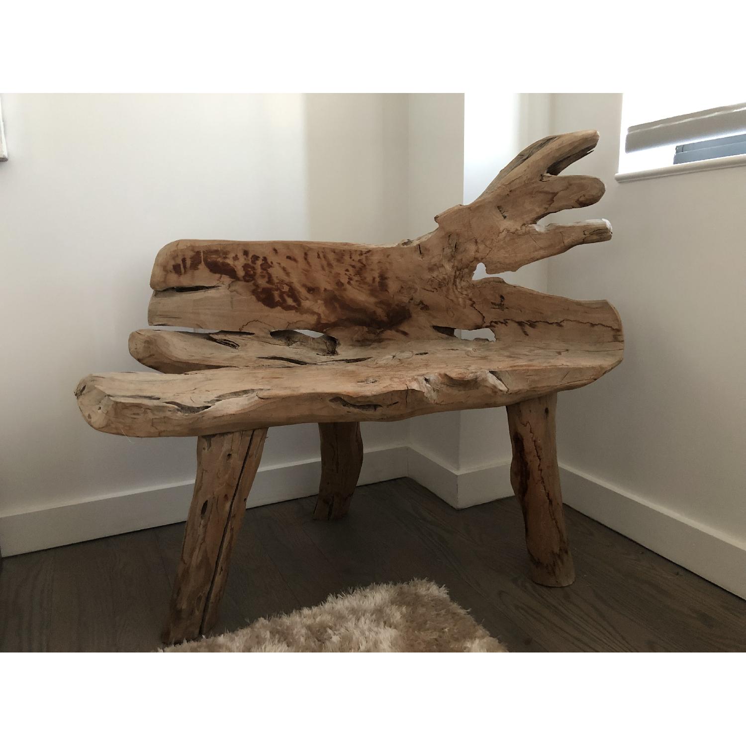 Sculptural Driftwood Chair - image-1
