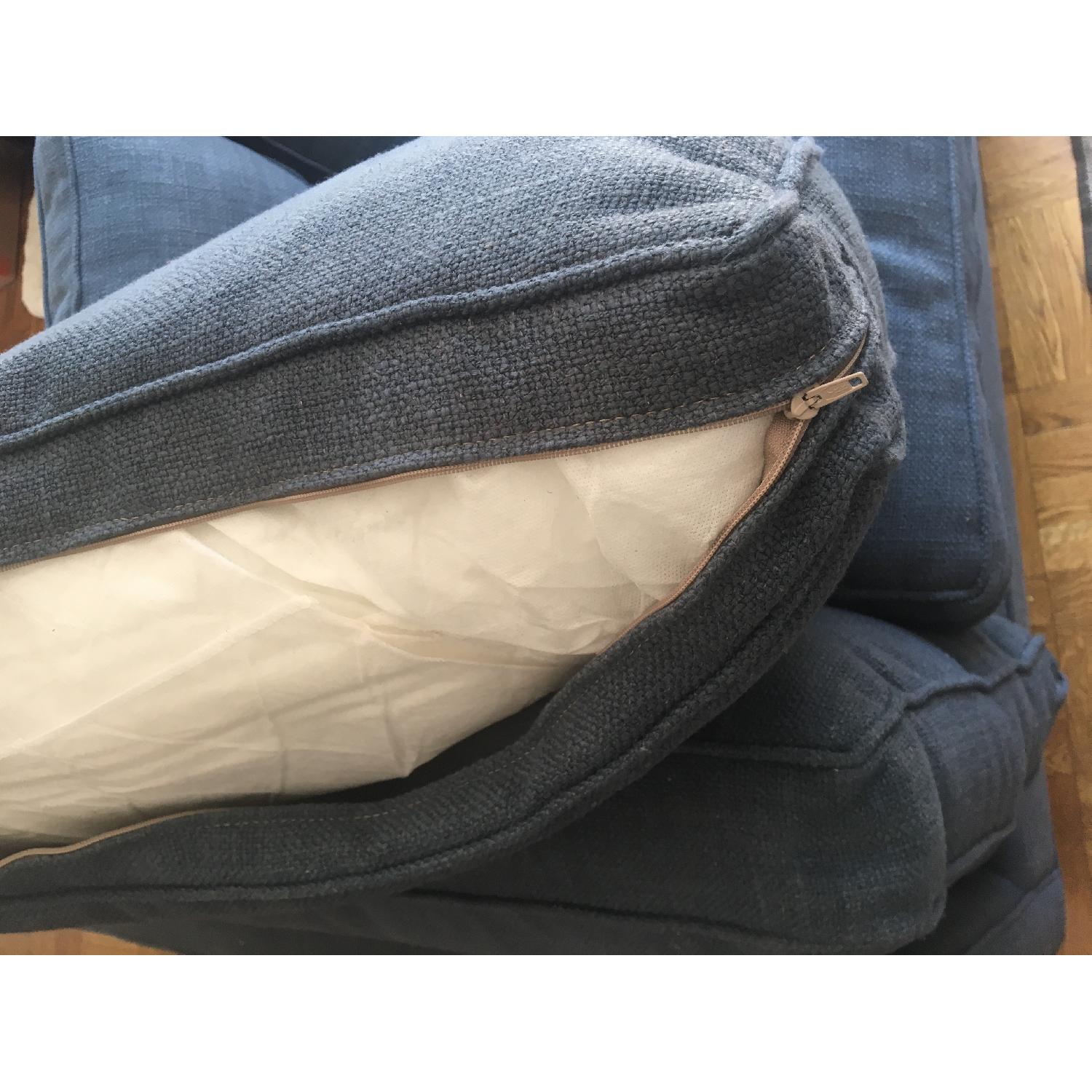 ABC Carpet and Home Blue Sofa - image-7