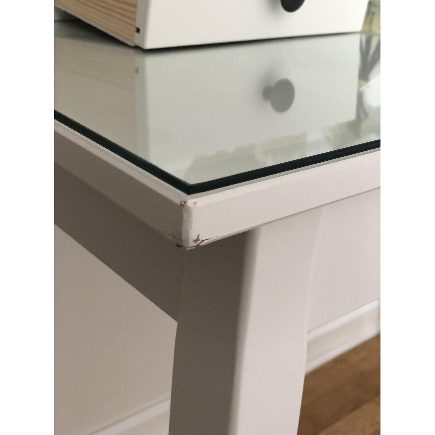 Ikea Hemnes Dressing Table w/ Mirror in White - image-4