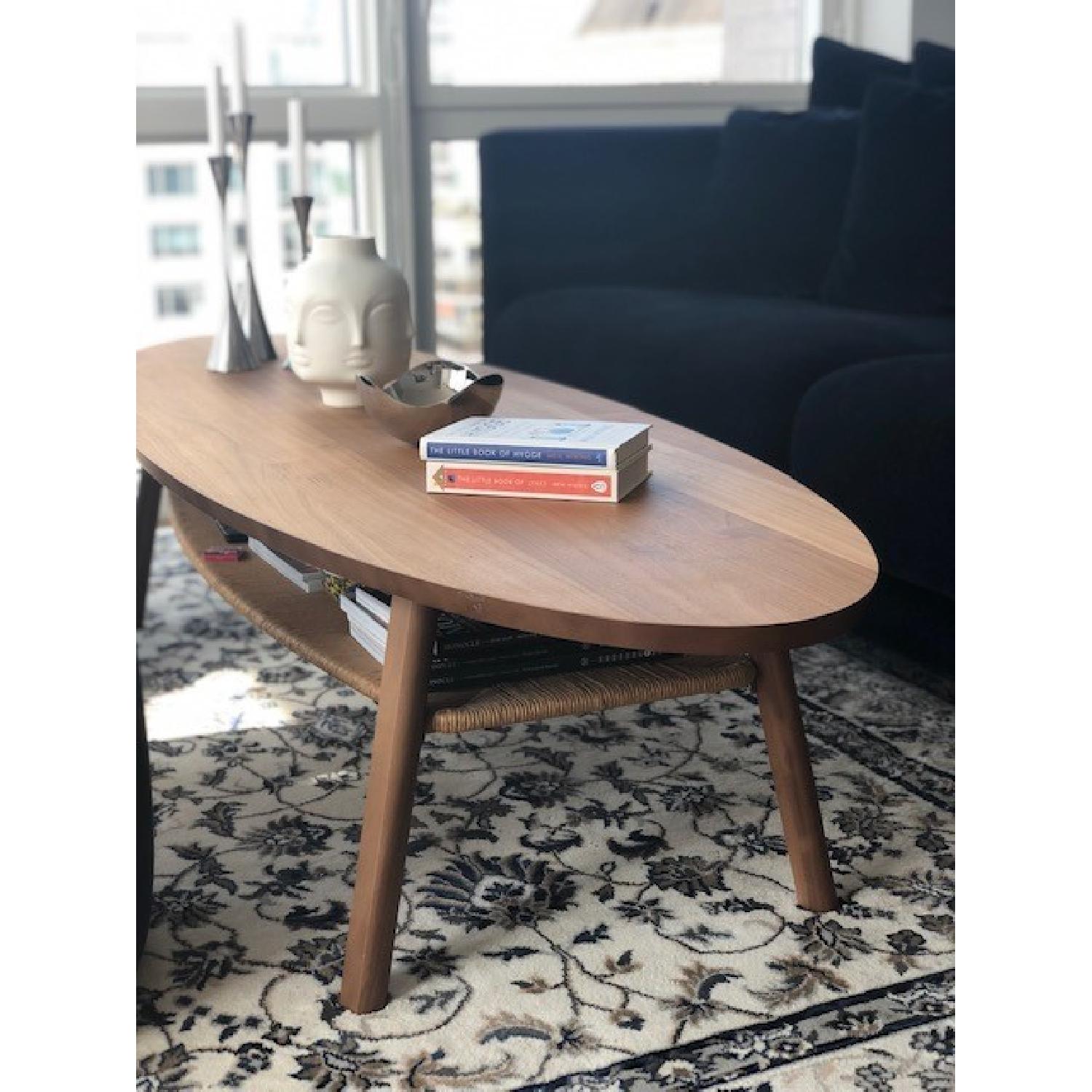 Ikea Walnut Coffee Table - image-1
