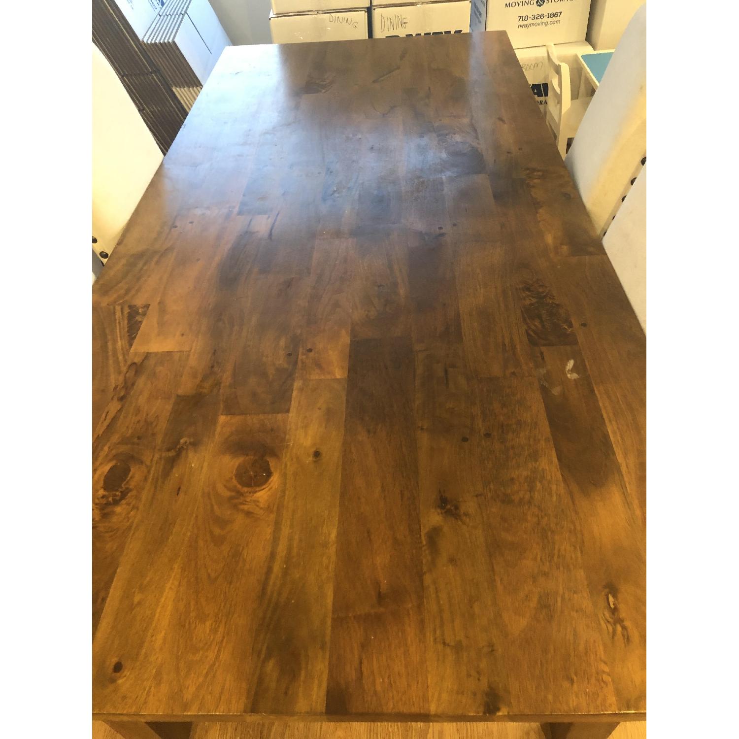 Crate & Barrel Basque Honey Dining Table - image-2