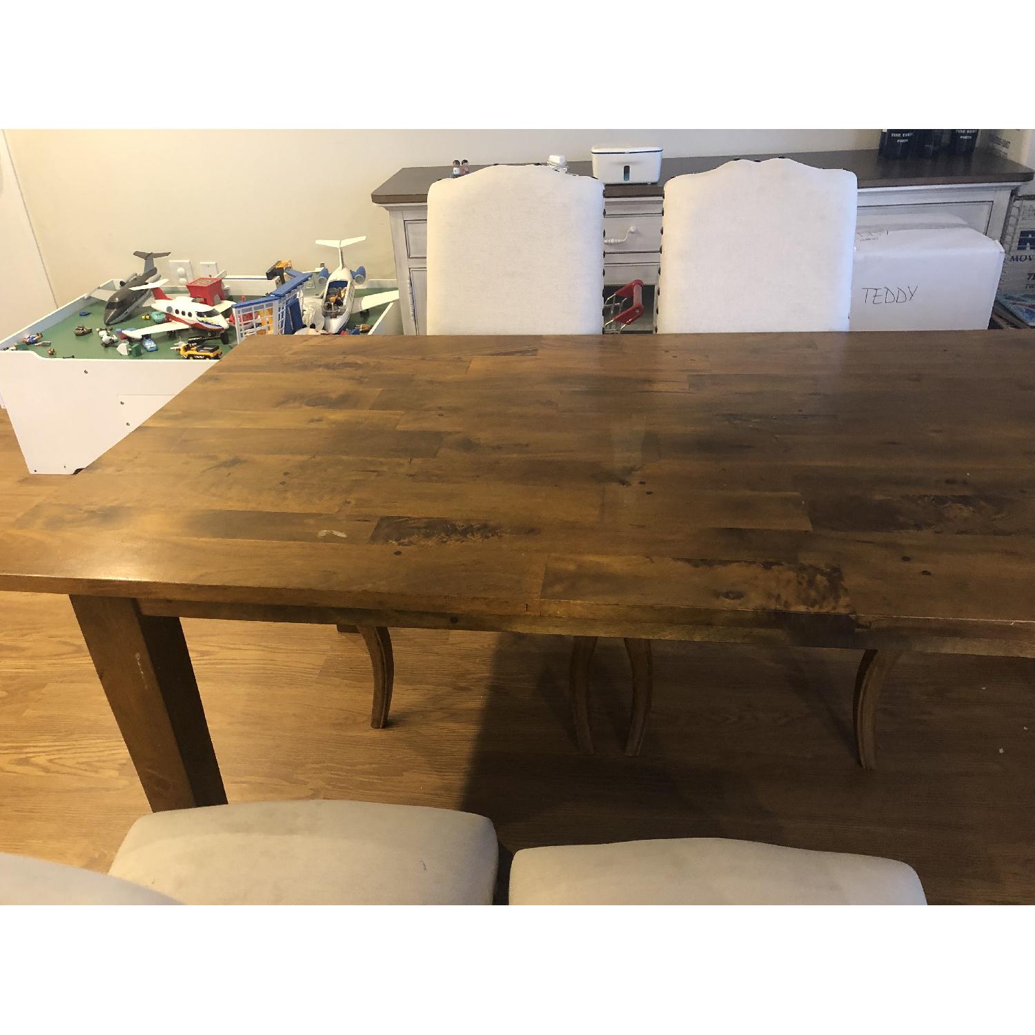 Crate & Barrel Basque Honey Dining Table - image-3