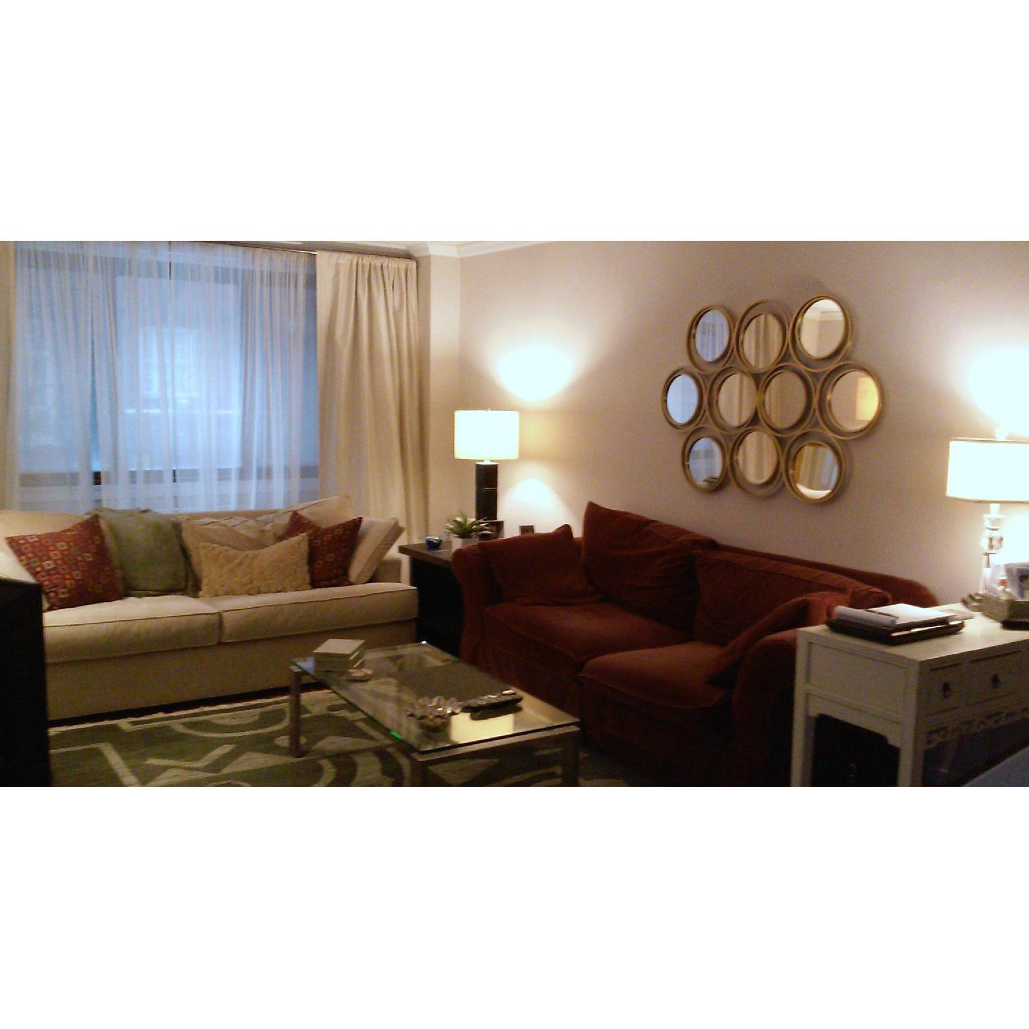 West Elm Multi Circle Mirror - image-2