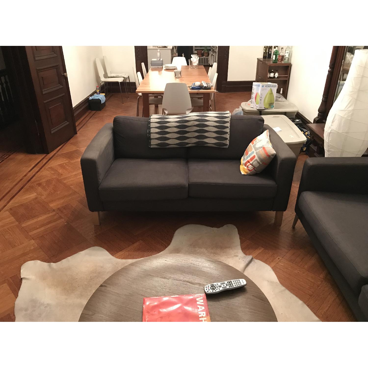 Ikea Karlstad Grey Sofa - image-2