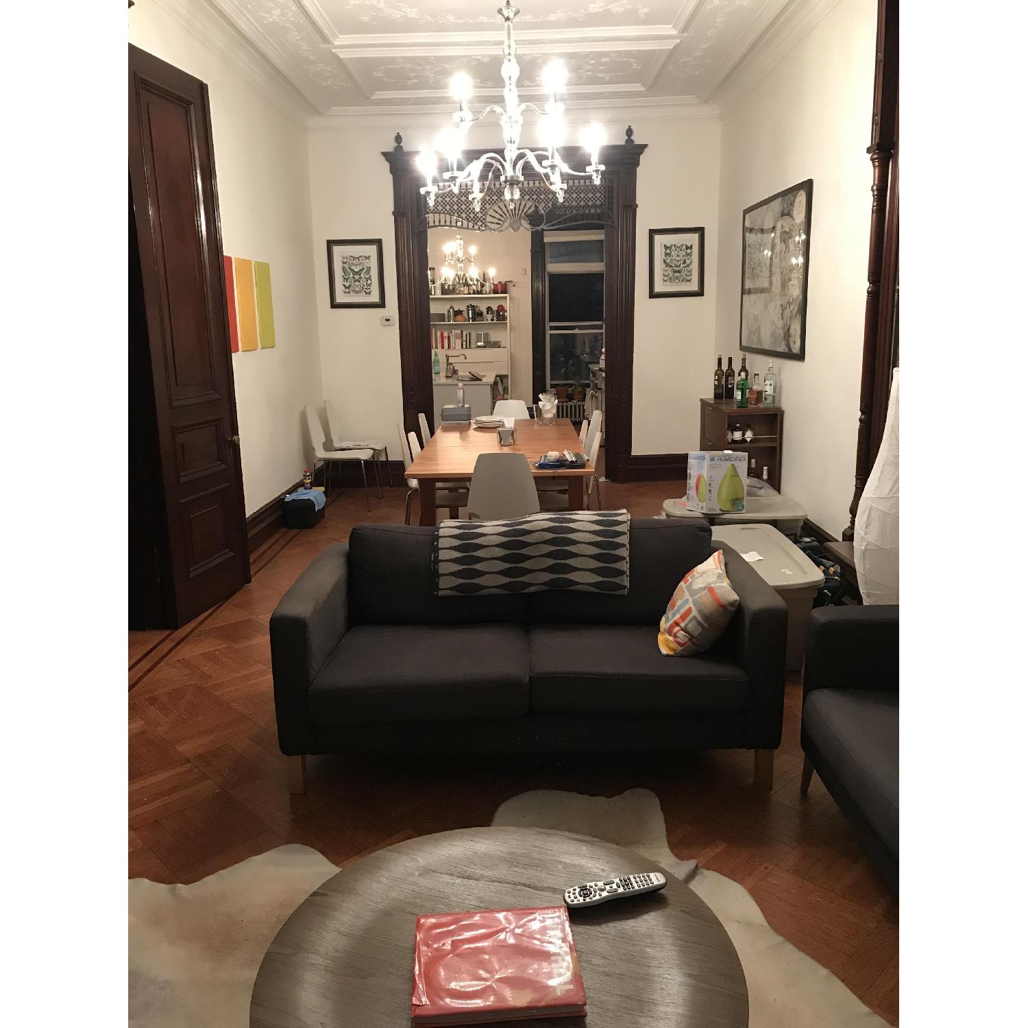 Ikea Karlstad Grey Sofa - image-3