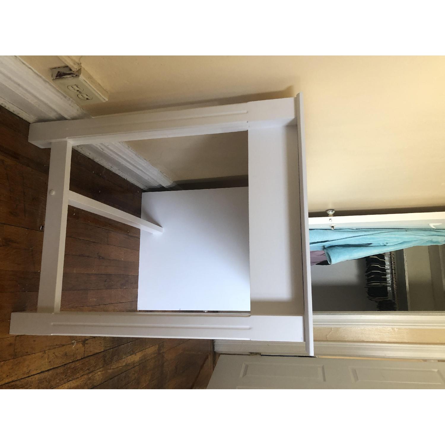 White Desk w/ Drawers - image-2