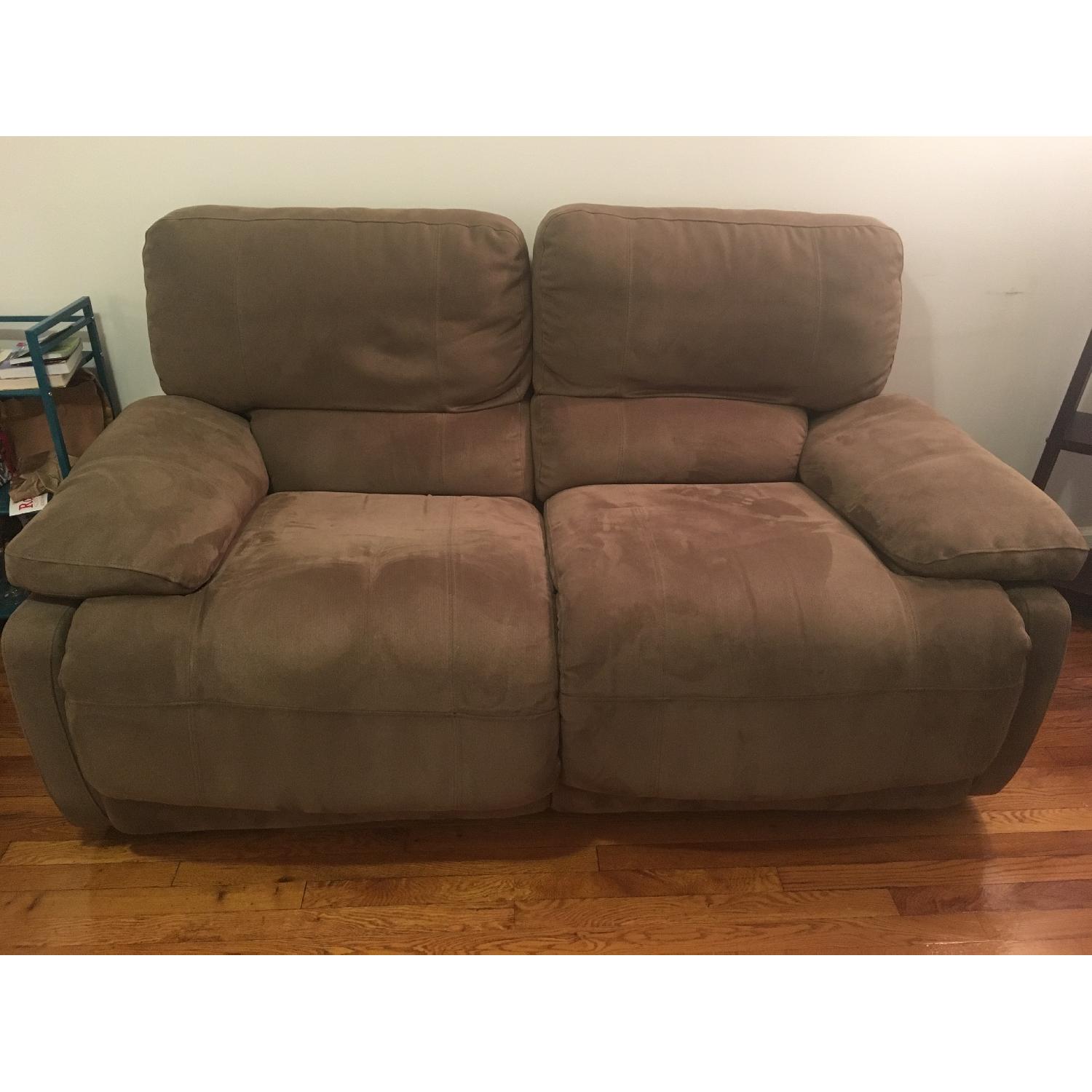 Macy's Power Recliner Loveseat - image-1