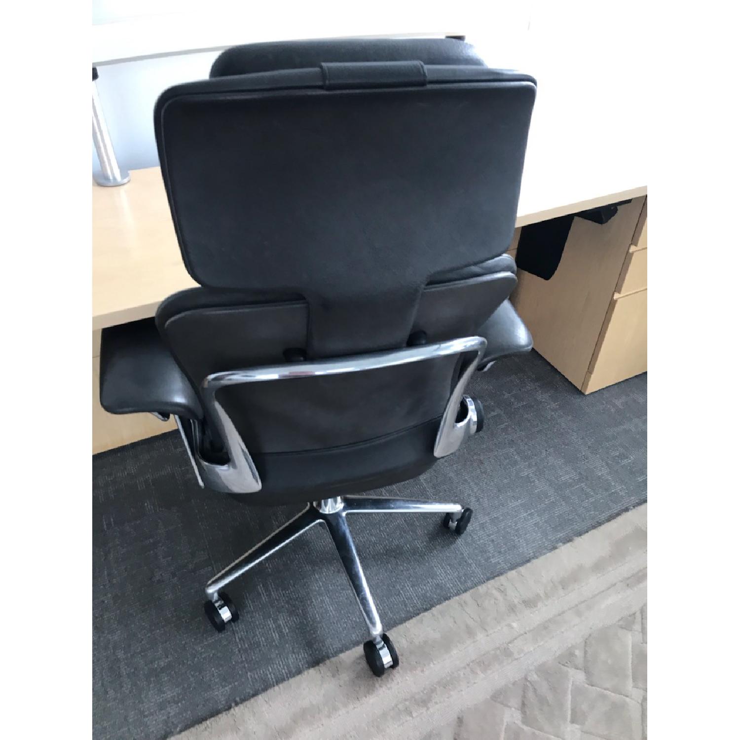 Steelcase Leap Executive Chair in Black Leather - image-3