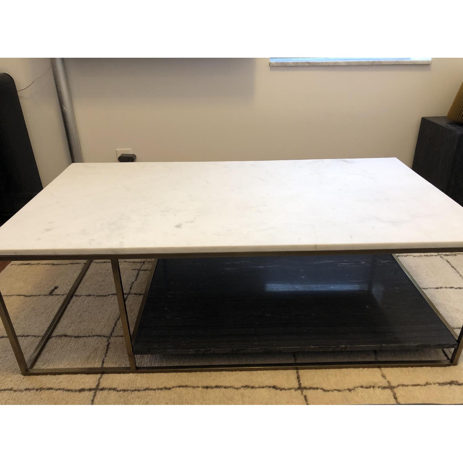 CB2 Marble Coffee Table - image-4