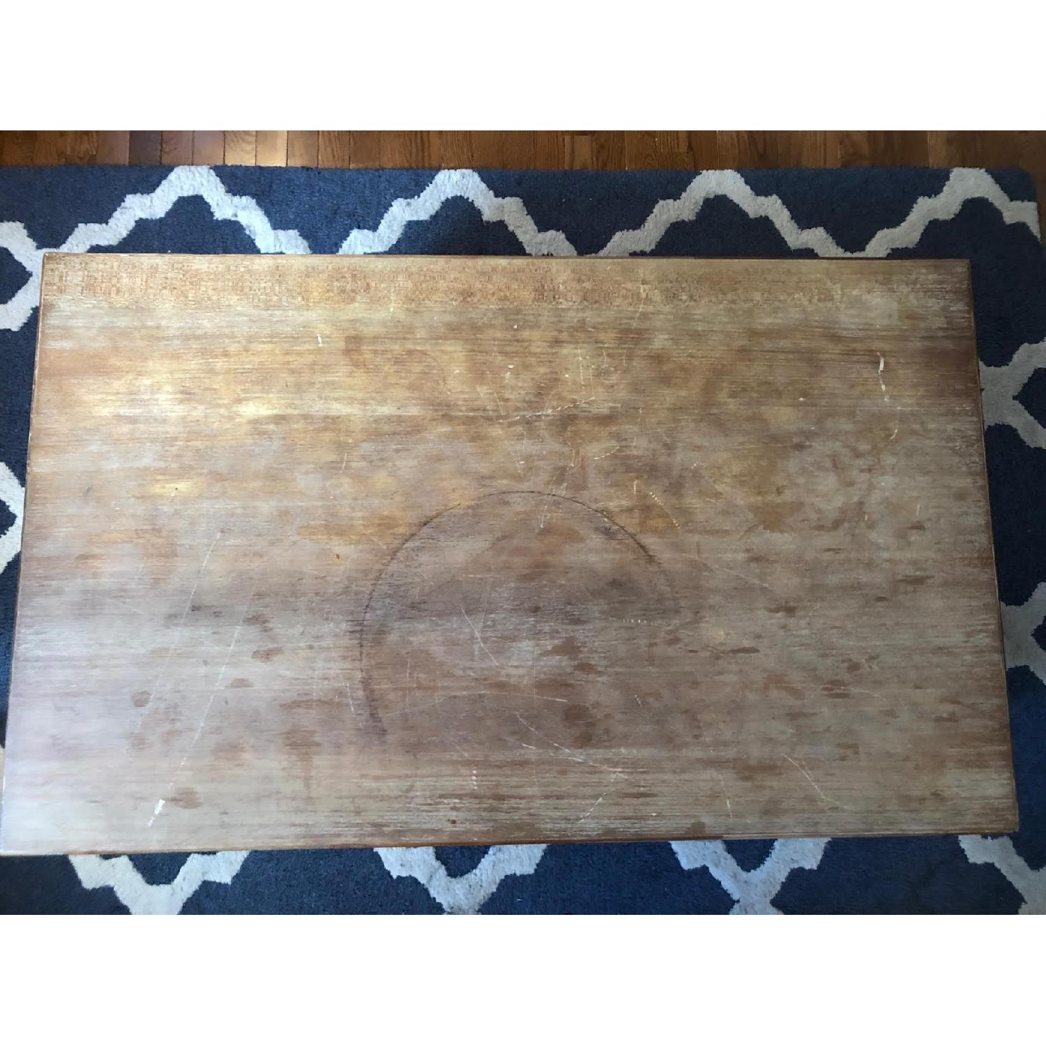 World Market Wood & Metal Coffee Table - image-3